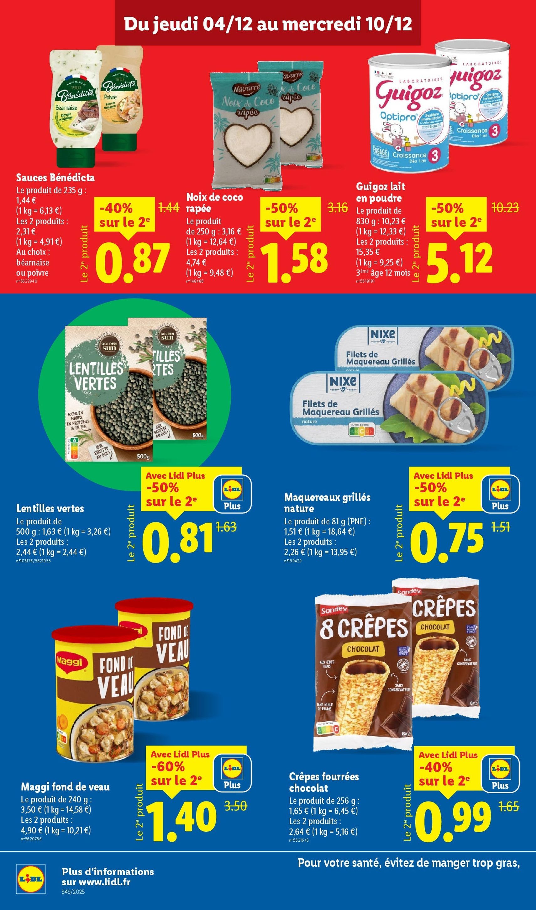 LIDL catalogue semaine 49 - brochure valable à partir du 04/12/2025, page 14 sur 96