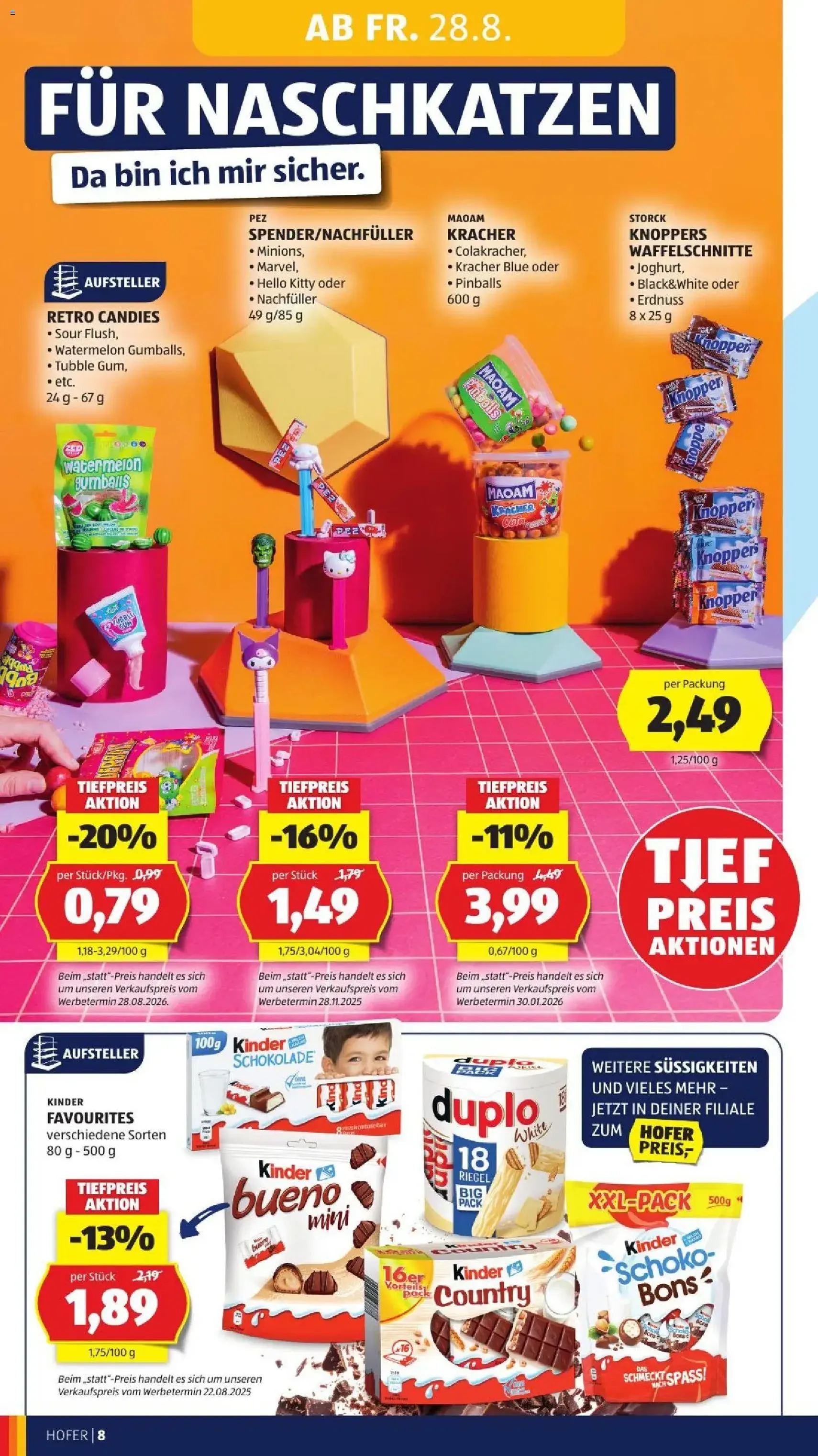 Hofer Flugblatt - Gültiger Prospekt ab 28.08.2026, Seite 18 von insgesamt 45