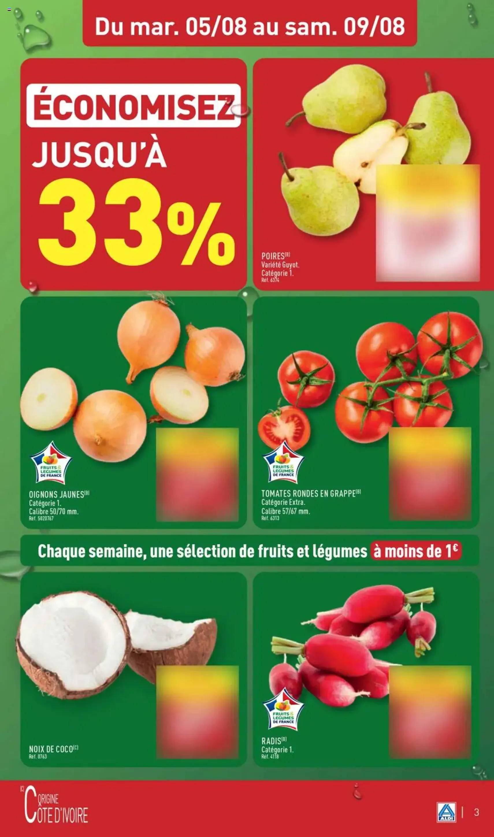 Aldi catalogue semaine 32 - brochure valable à partir du 05/08/2025, page 5 sur 41 Aldi catalogue semaine 32 - brochure valable à partir du 05/08/2025, page 5 sur 41