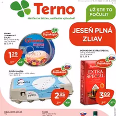 Terno leták - náhľad letáku platný od 18.09.2025