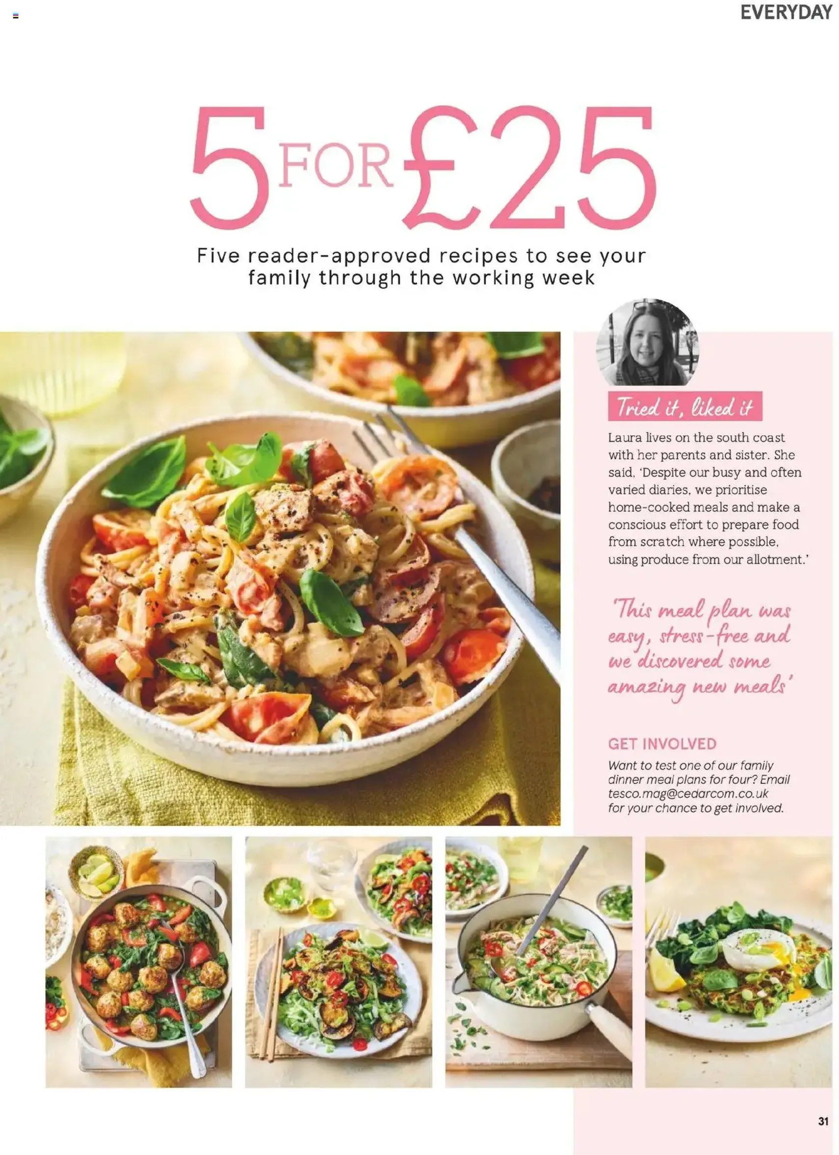Tesco - Tesco Magazine - July/August 2025 - valid flyer from 10/07/2025, page 31 of 100 Tesco - Tesco Magazine - July/August 2025 - valid flyer from 10/07/2025, page 31 of 100
