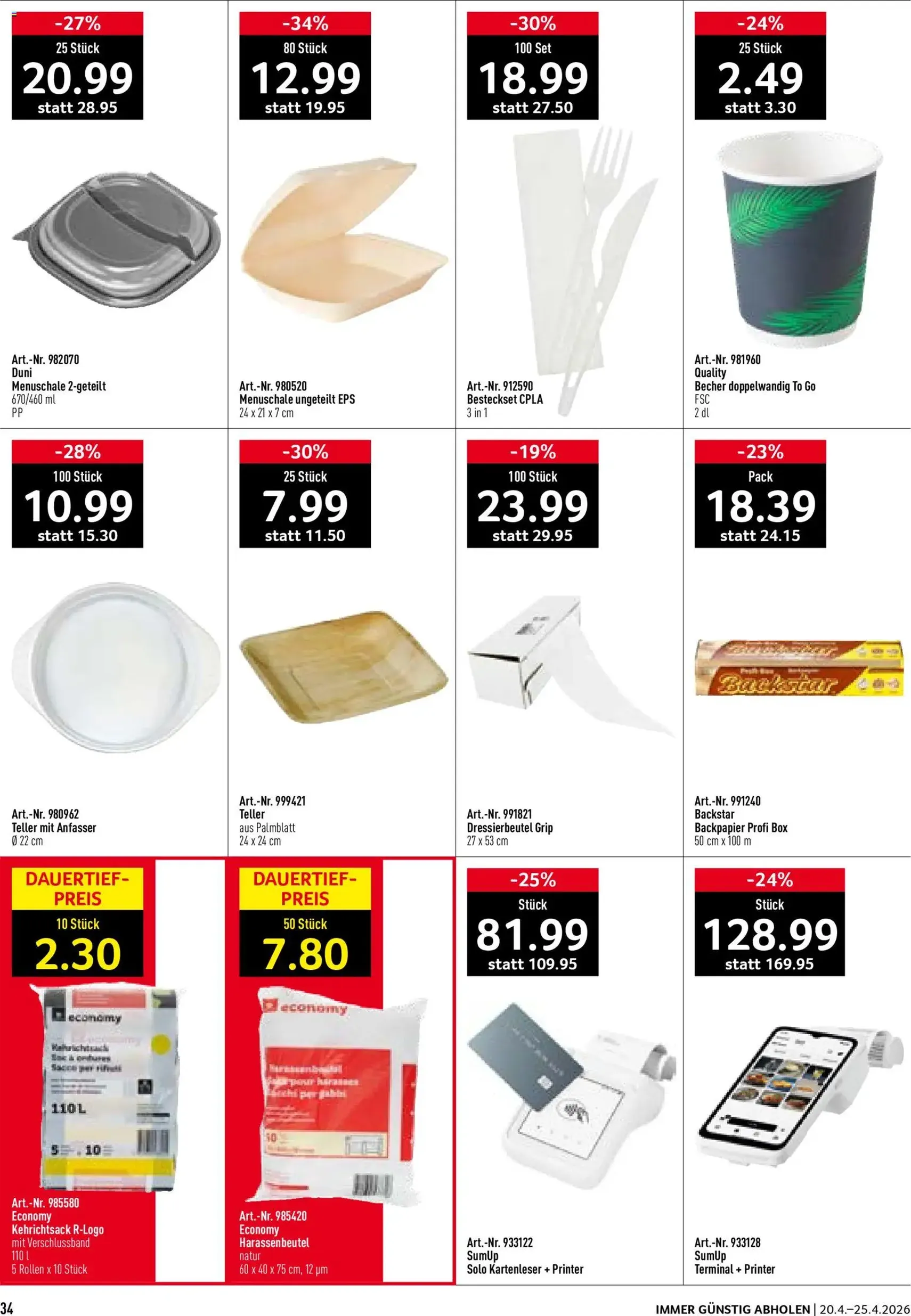 Prodega aktionen - Gültiger Prospekt ab 20.04.2026, Seite 34 von insgesamt 36