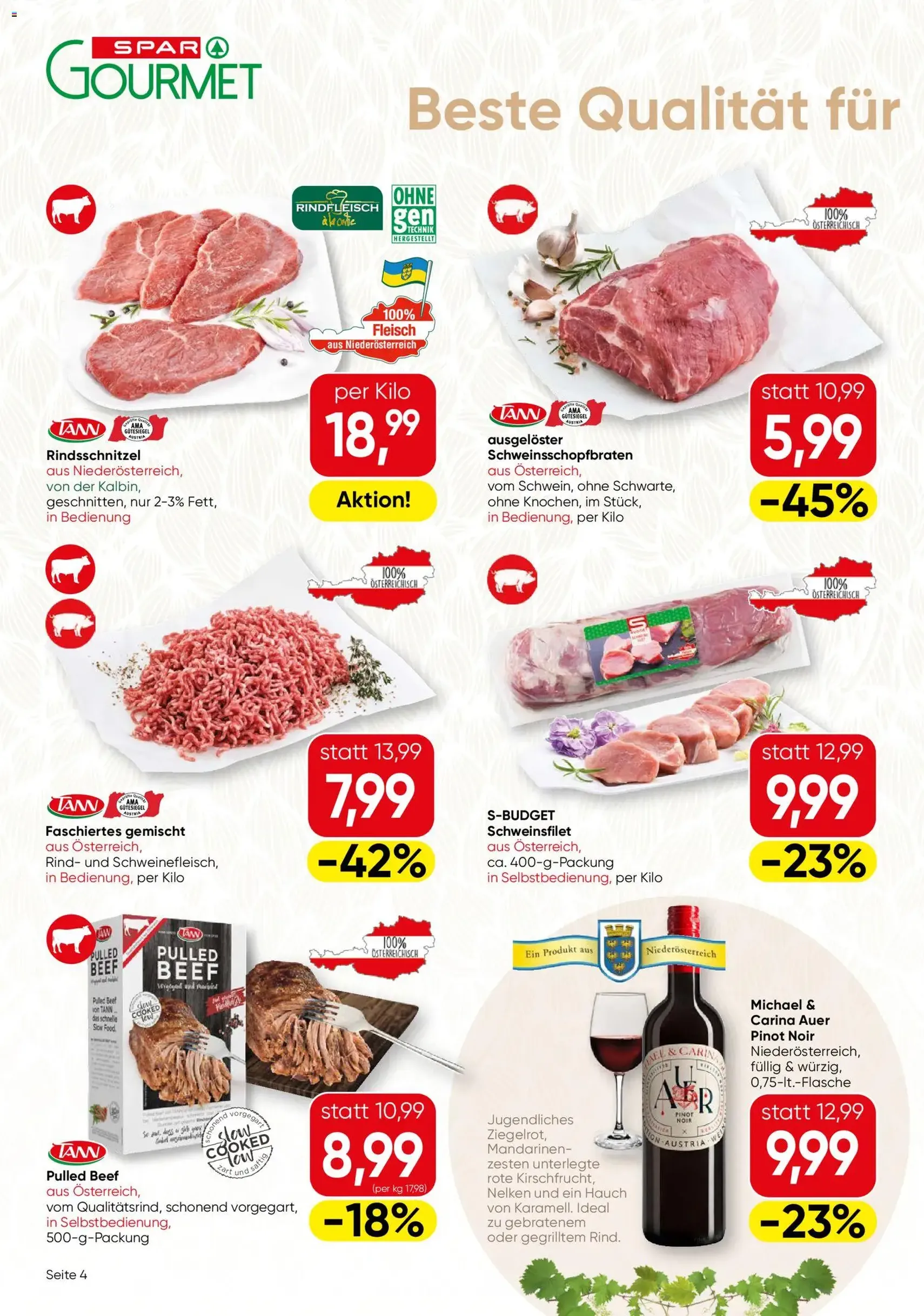 SPAR Gourmet Flugblatt - Gültiger Prospekt ab 22.10.2026, Seite 4 von insgesamt 12