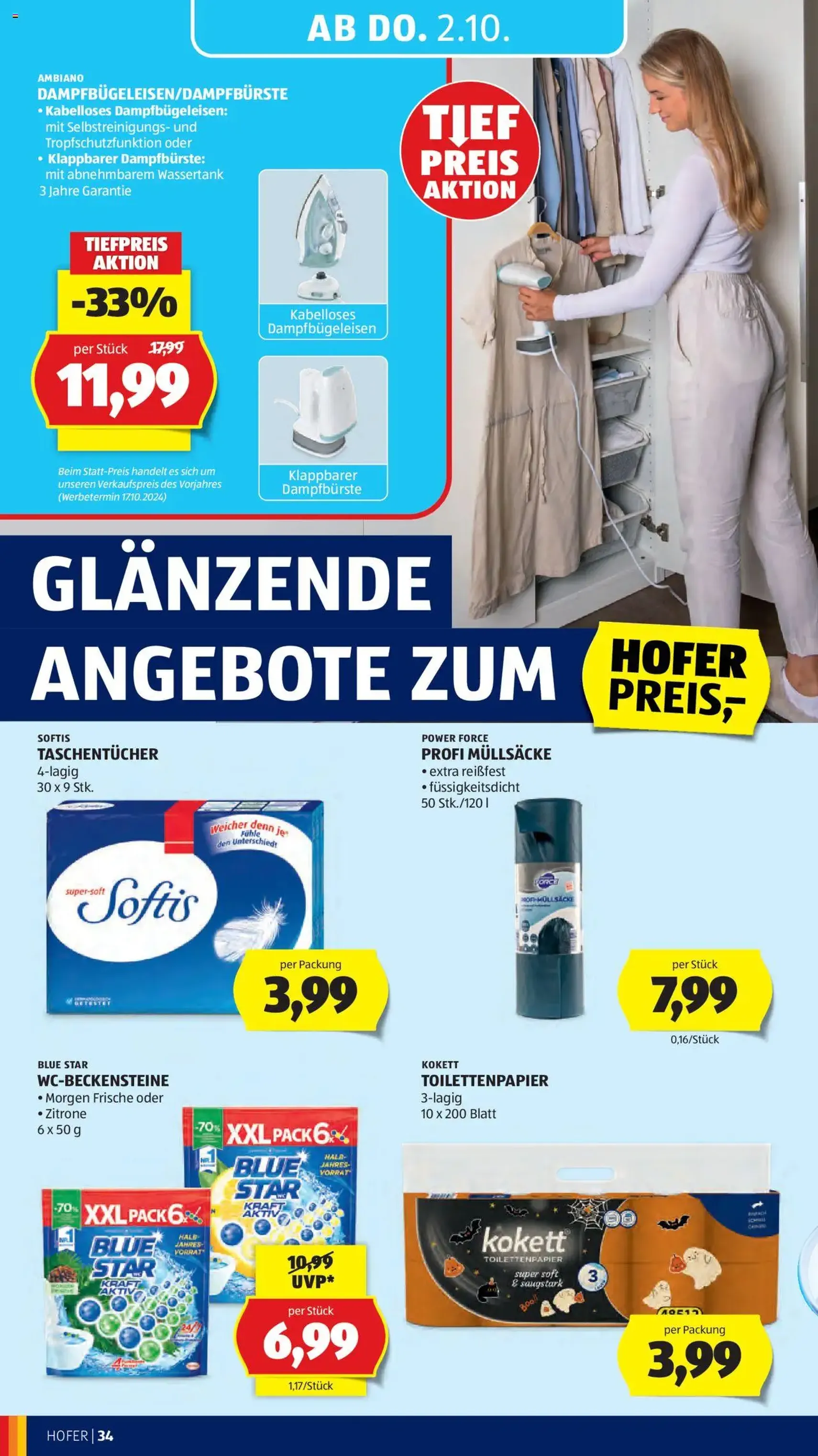 Hofer Flugblatt - Gültiger Prospekt ab 26.09.2025, Seite 38 von insgesamt 50