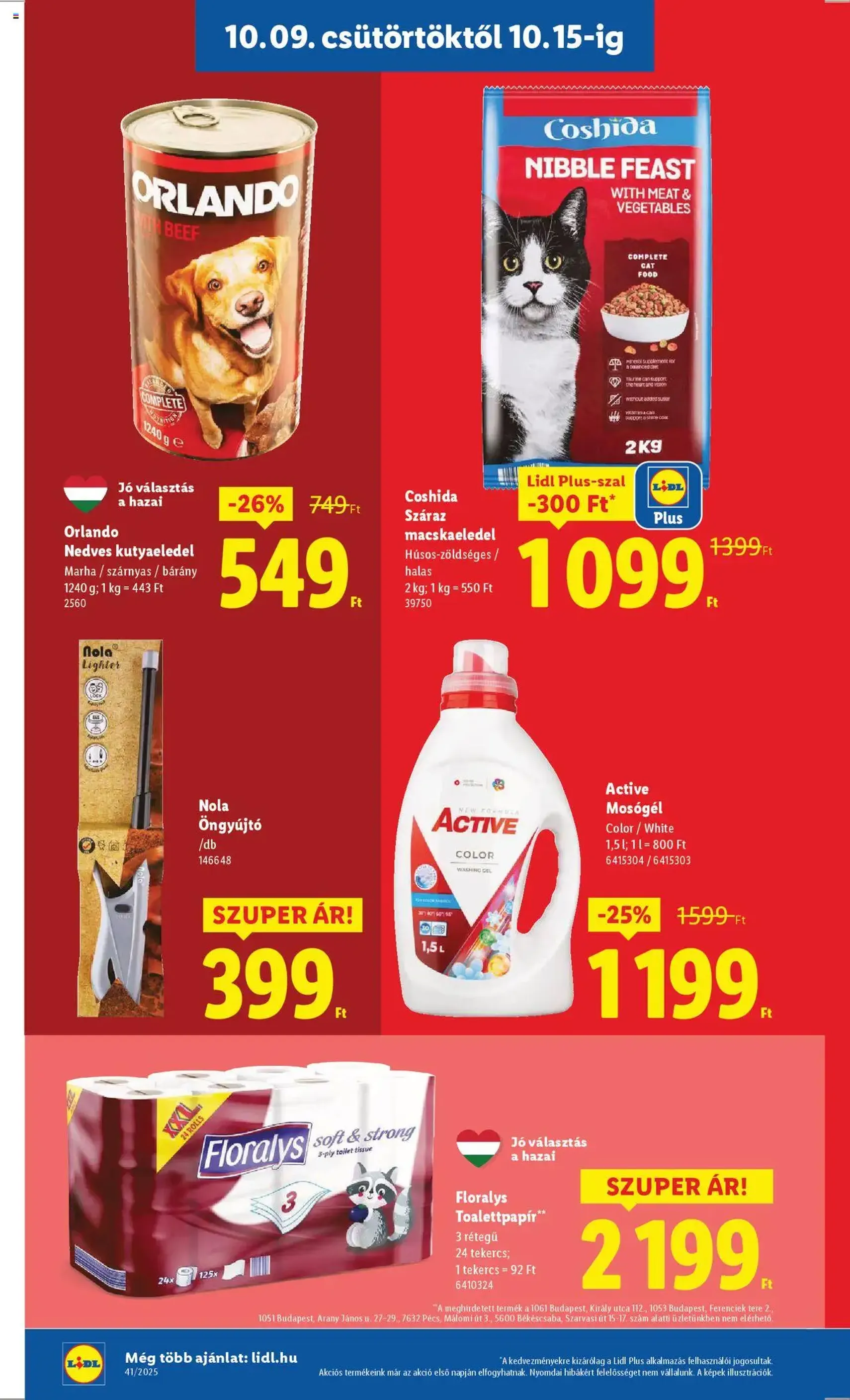 Lidl Akciós újság - 2025.10.09. érvényes szórólap 16 oldal 64 oldalból