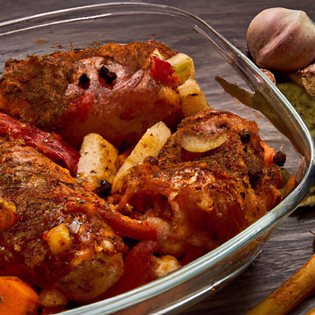 Recipe preview Homemade Barbeque Peri Peri Chicken Bake