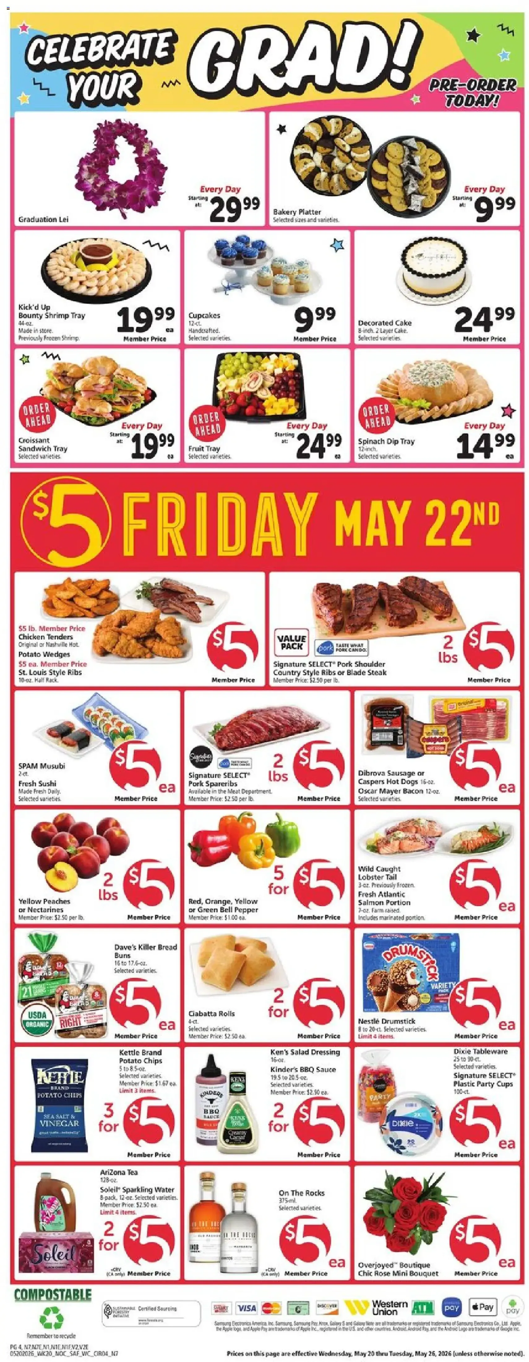 Safeway Weekly Ad - valid flyer from 05/20/2026, page 6 of 14