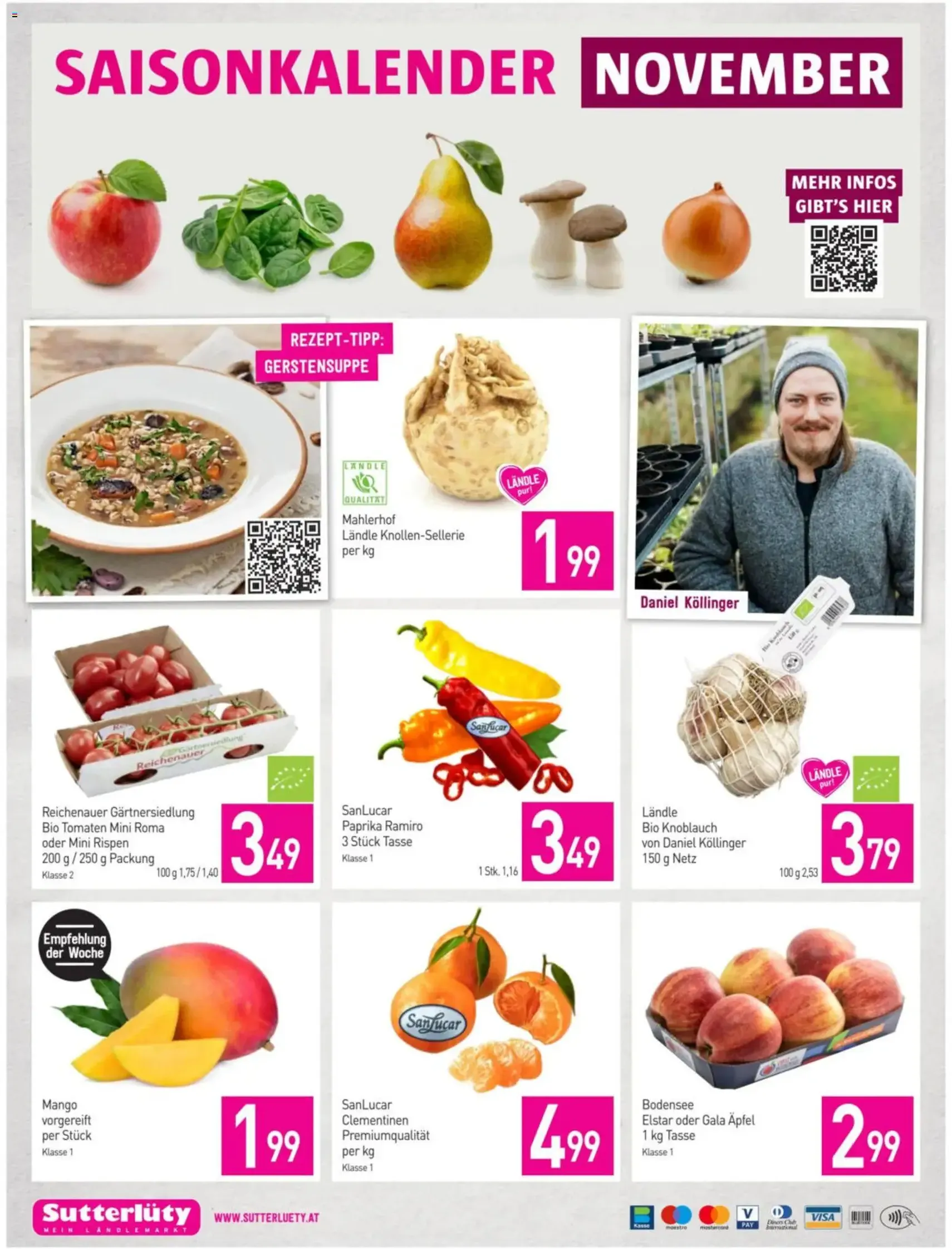 Sutterlüty Flugblatt - Gültiger Prospekt ab 05.11.2025, Seite 24 von insgesamt 24