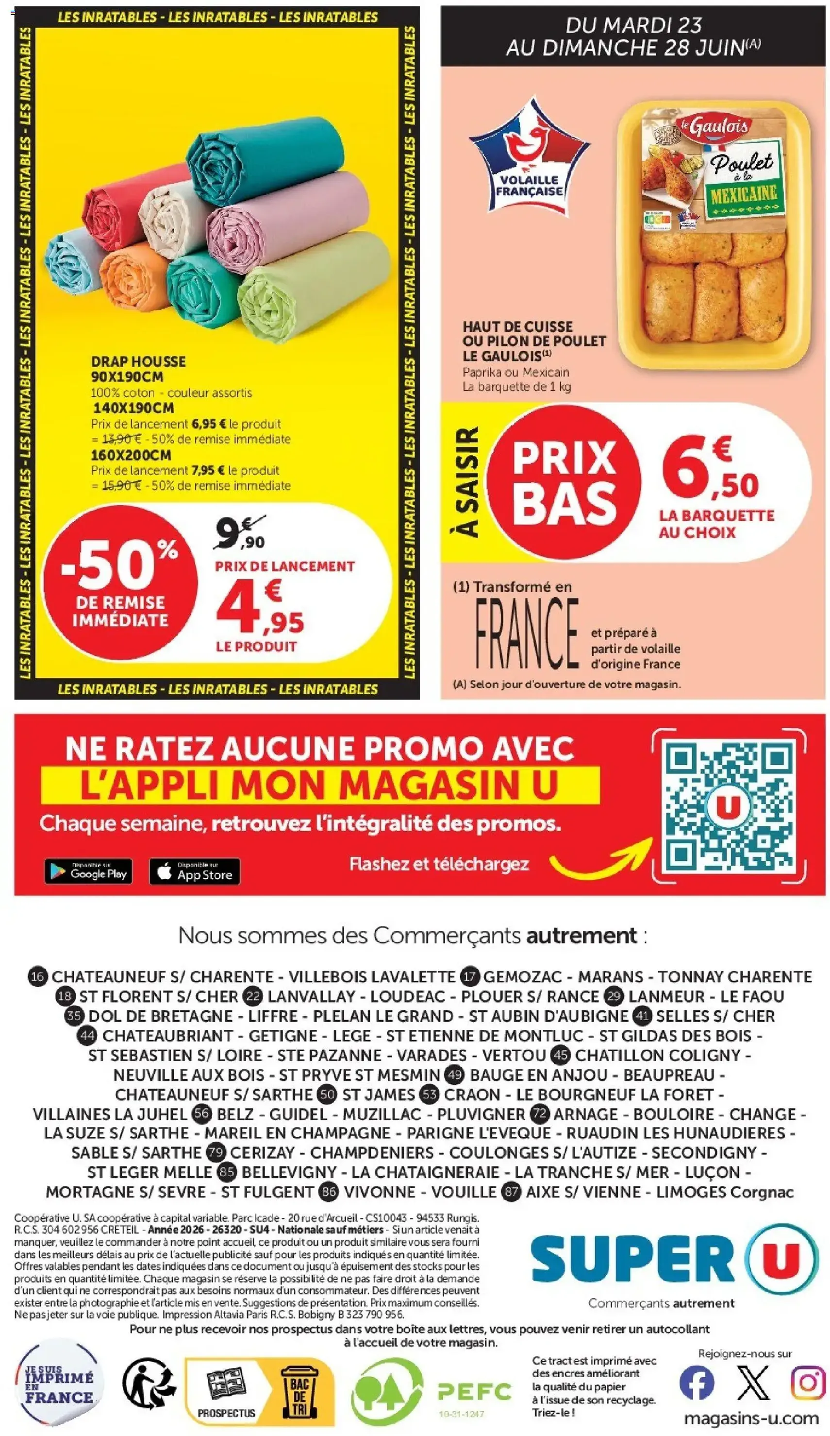 Super U catalogue - brochure valable à partir du 23/06/2026, page 44 sur 44
