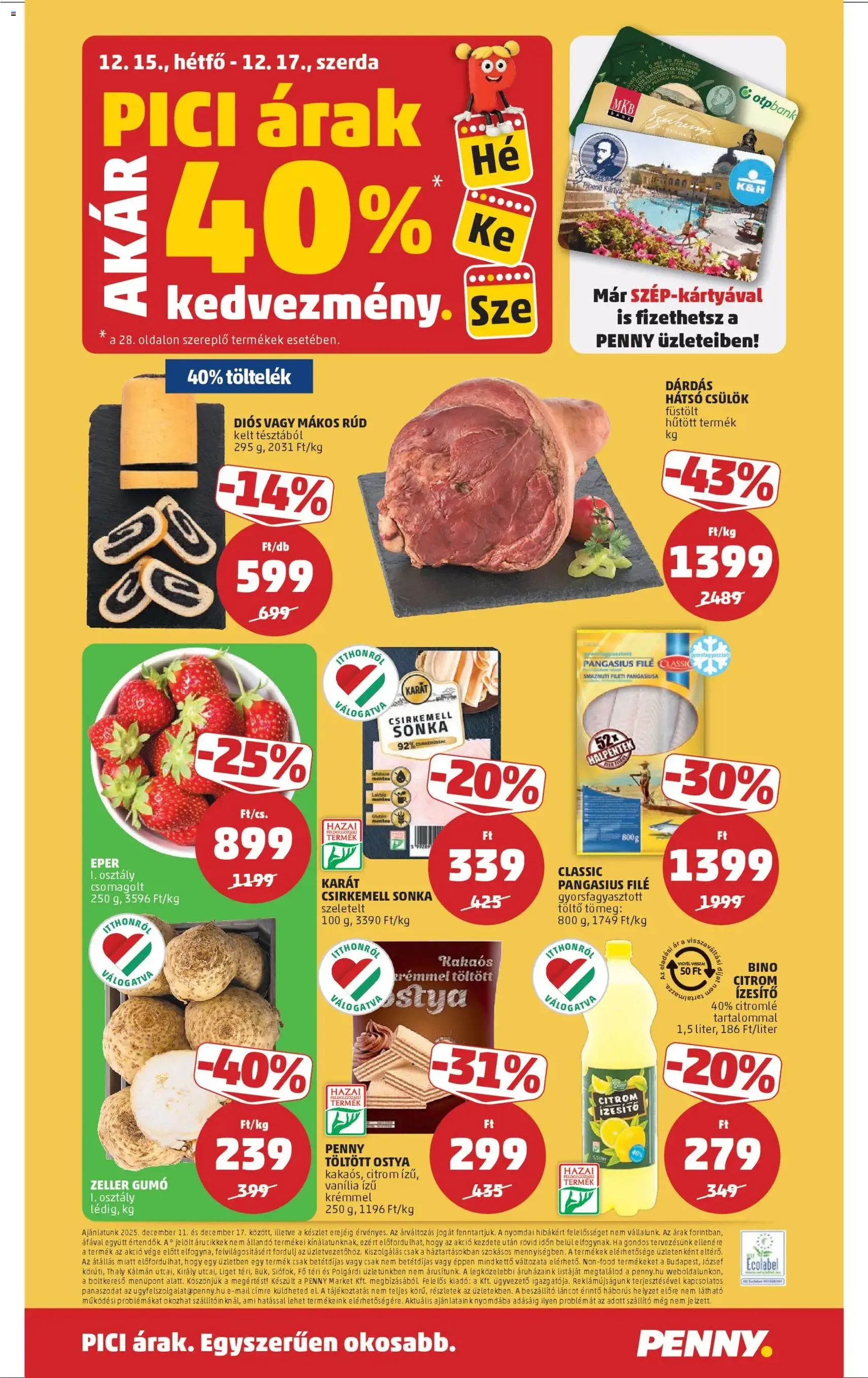 PENNY Akciós újság - 2025.12.11. érvényes szórólap 32 oldal 46 oldalból