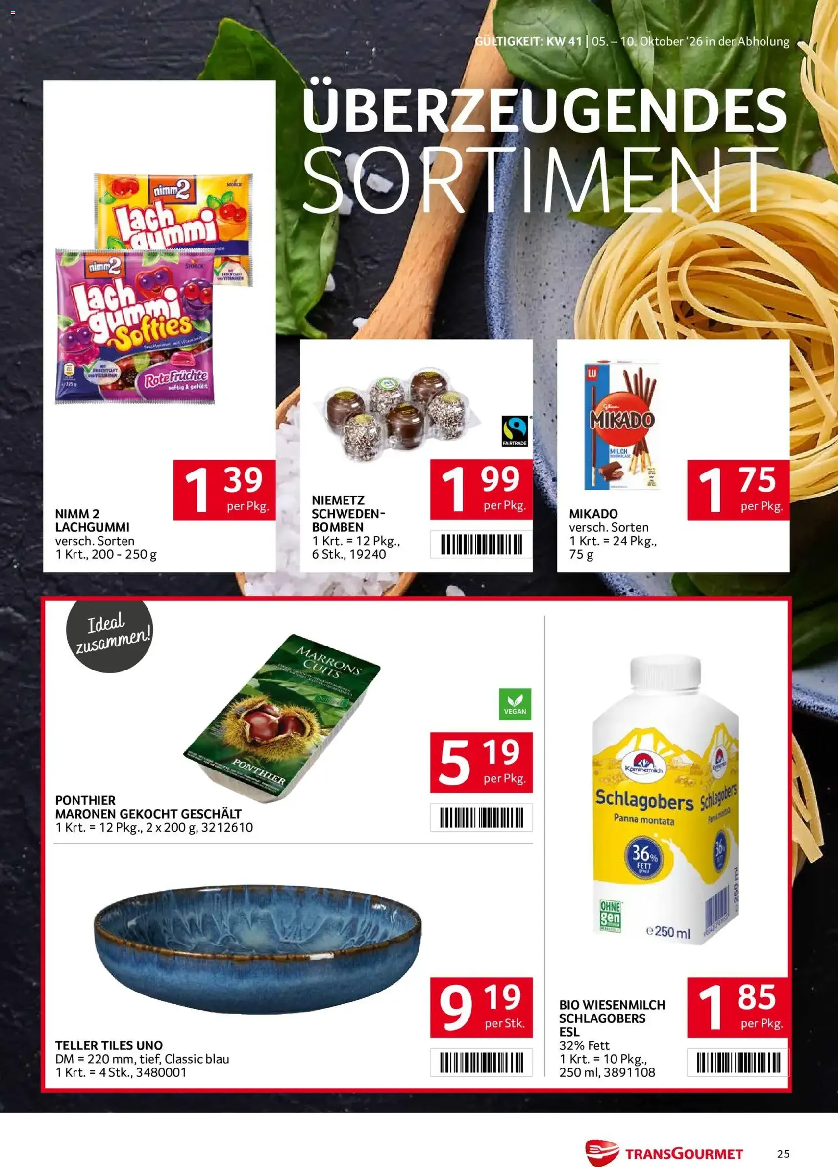 Transgourmet Flugblatt - Gültiger Prospekt ab 05.10.2026, Seite 25 von insgesamt 28