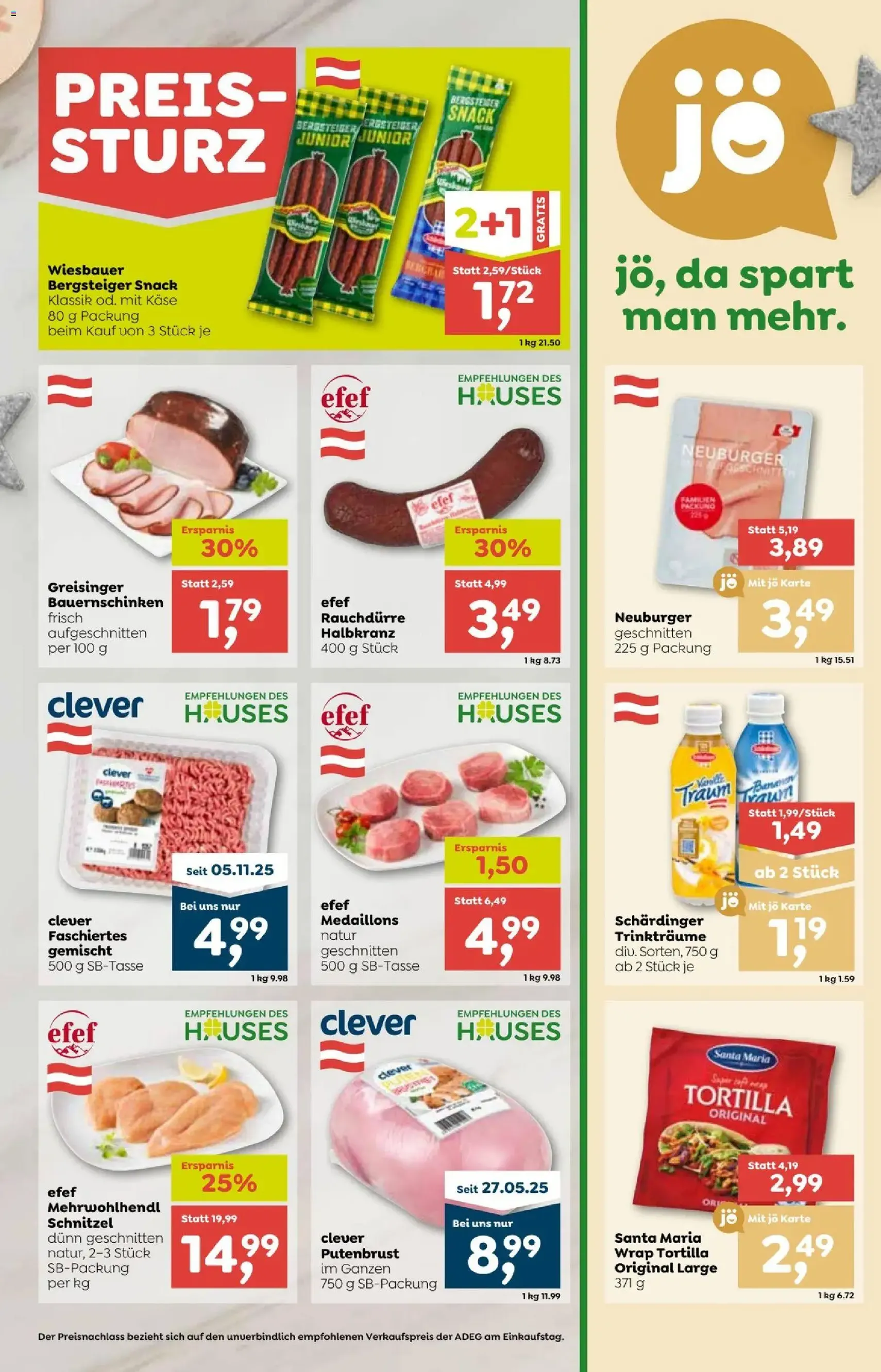 ADEG Flugblatt - Gültiger Prospekt ab 27.11.2025, Seite 5 von insgesamt 12