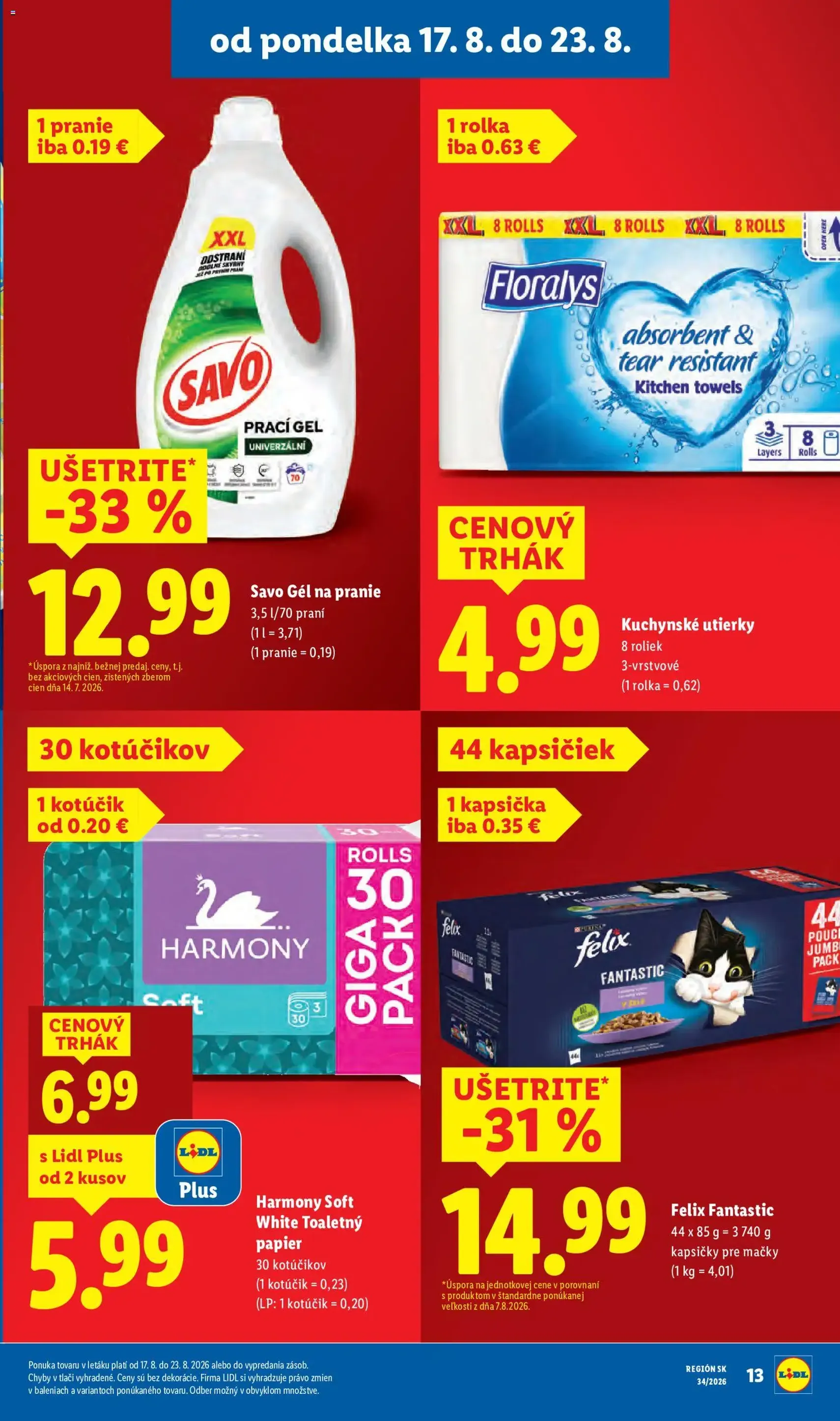 Lidl leták - platný leták od 17.08.2026 strana 17 z 95