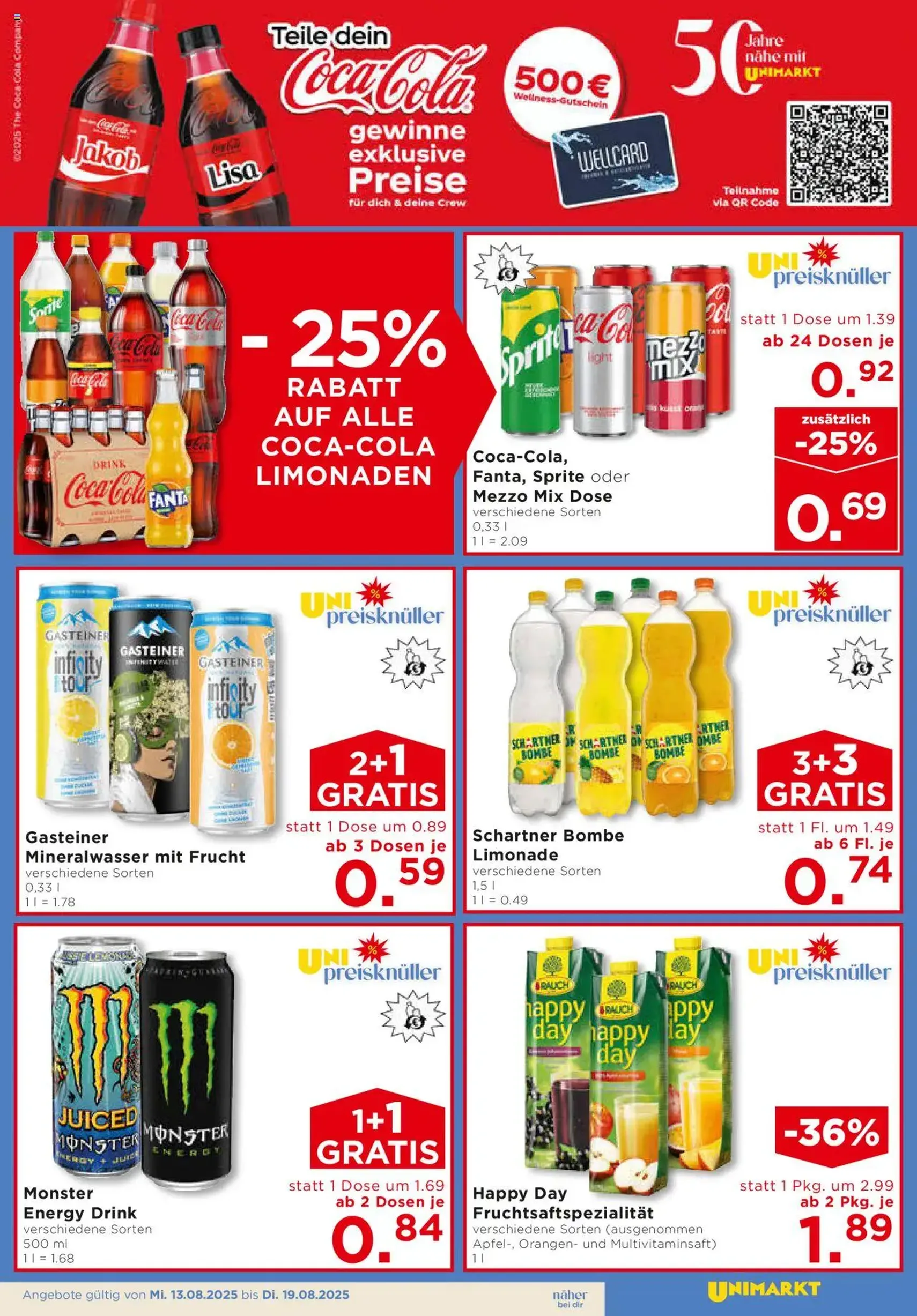 Unimarkt Nord - Gültiger Prospekt ab 13.08.2025, Seite 5 von insgesamt 16