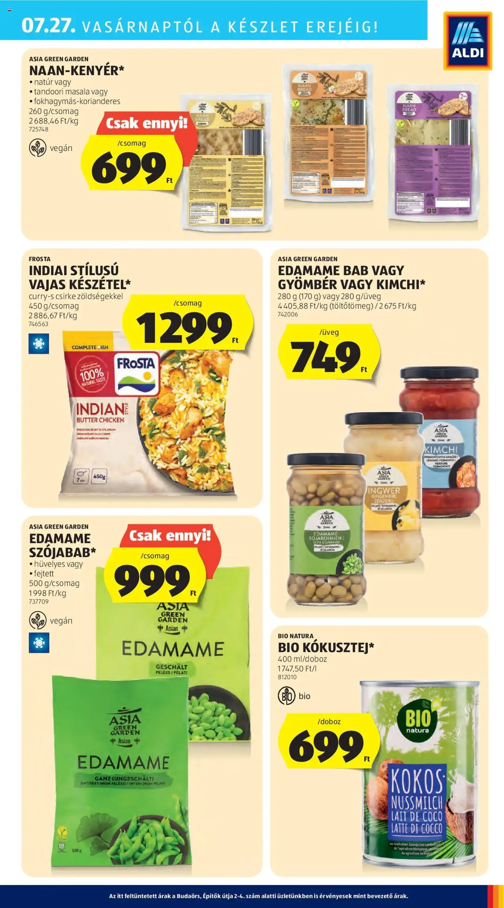 Aldi Akciós újság - 2025.07.24. érvényes szórólap 37 oldal 50 oldalból Aldi Akciós újság - 2025.07.24. érvényes szórólap 37 oldal 50 oldalból
