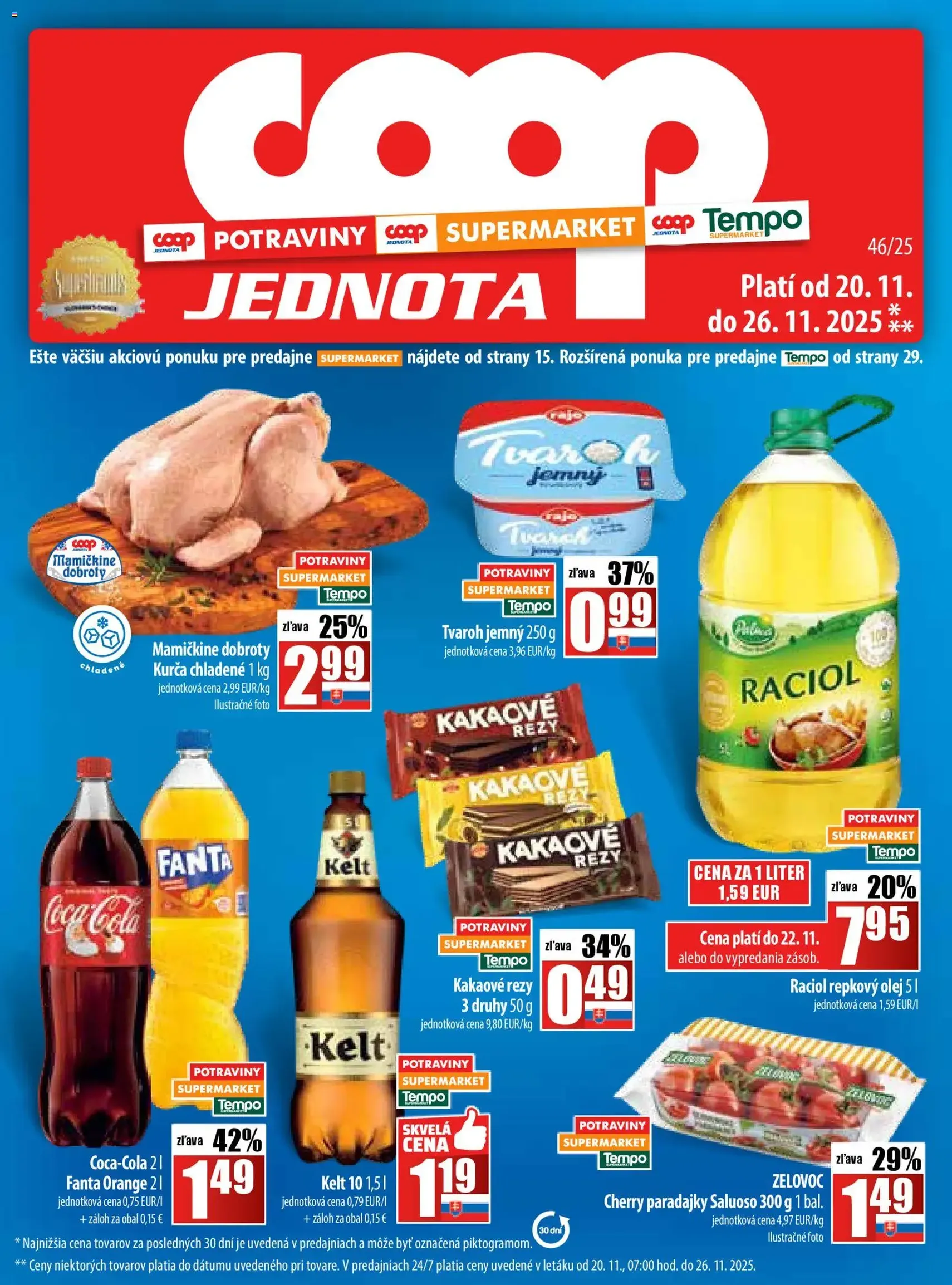 COOP Jednota leták - platný leták od 20.11.2025 strana 1 z 32