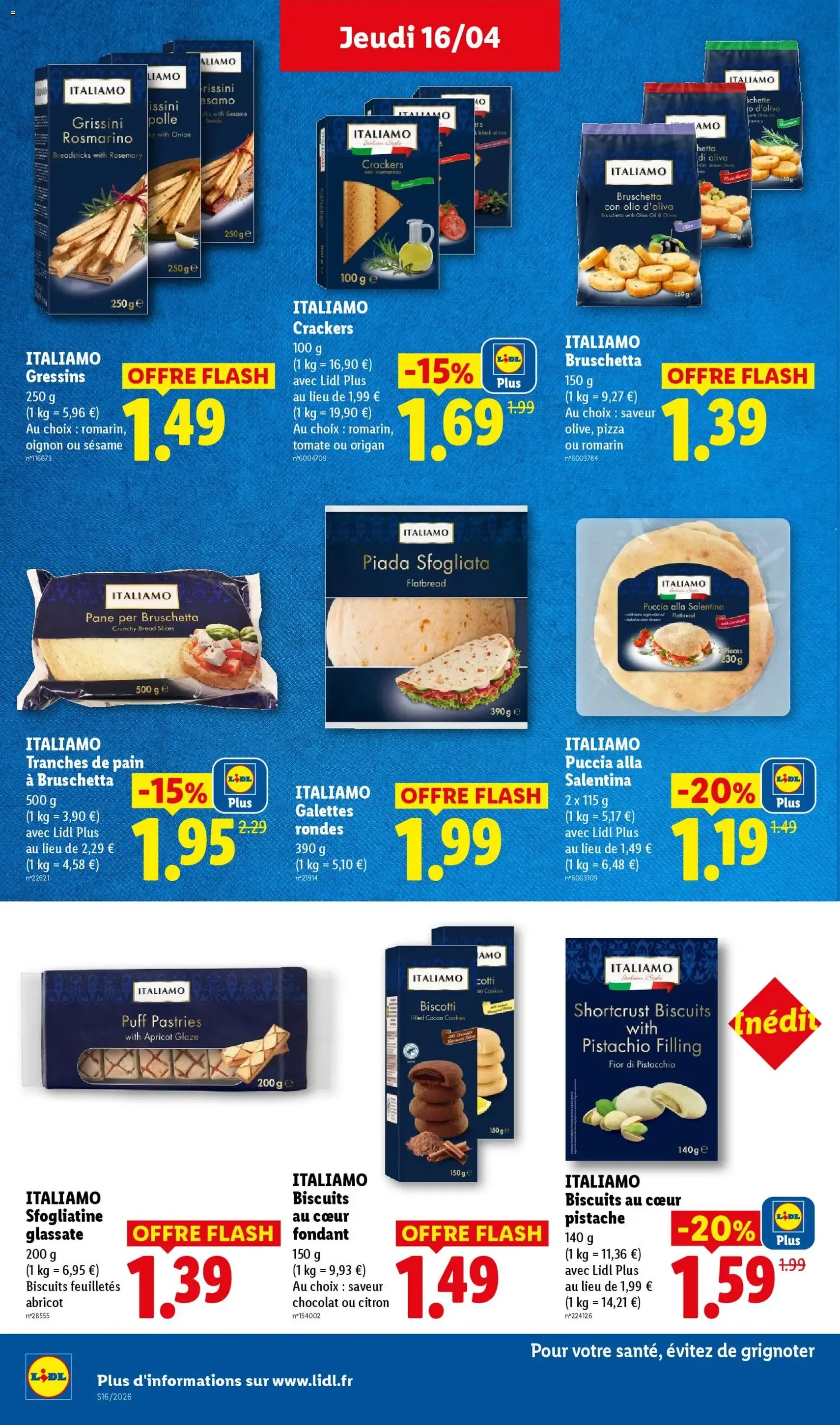 LIDL catalogue - brochure valable à partir du 16/04/2026, page 22 sur 67