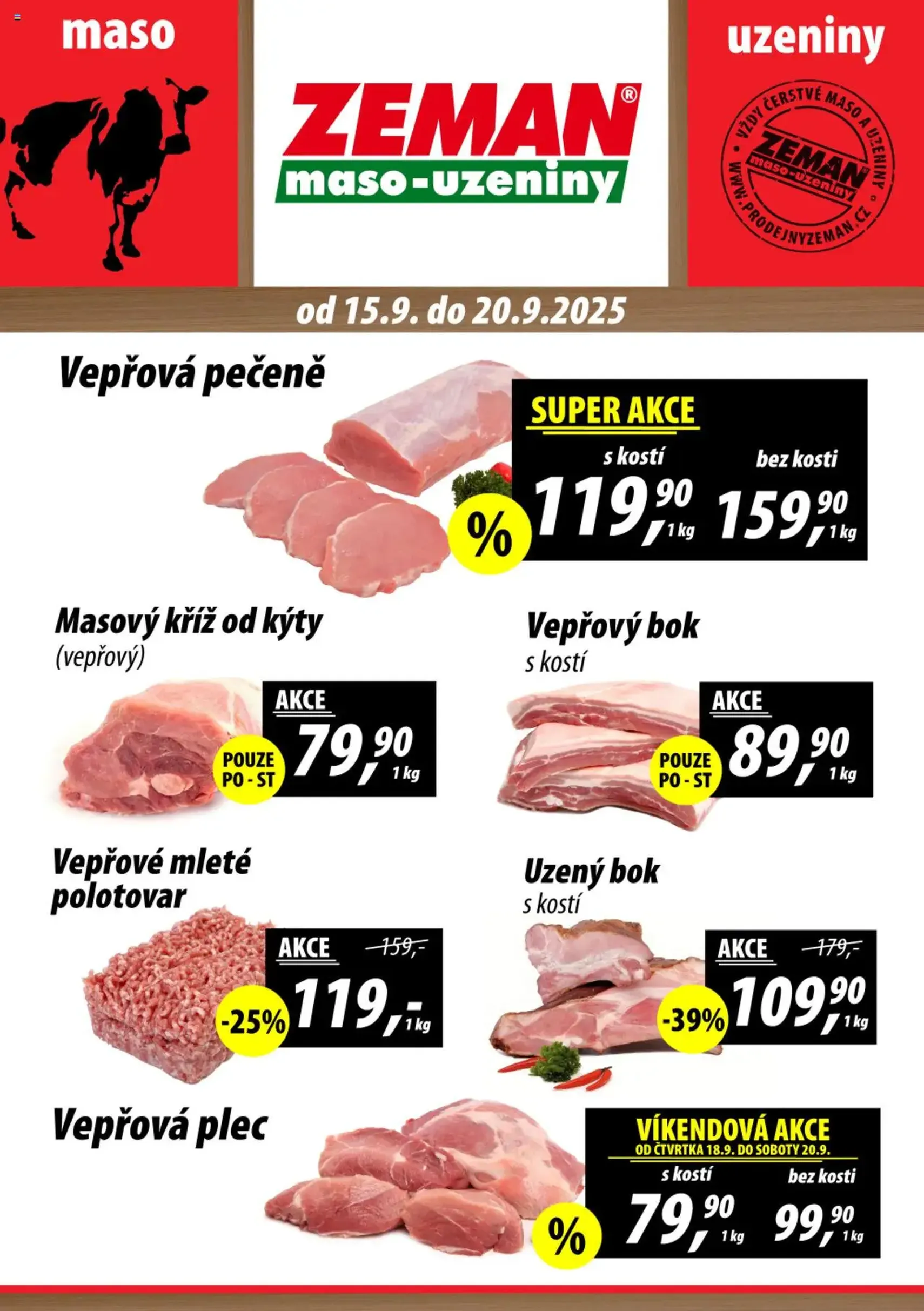 Prodejny Zeman leták - platný leták od 15.09.2025 strana 1 z 2