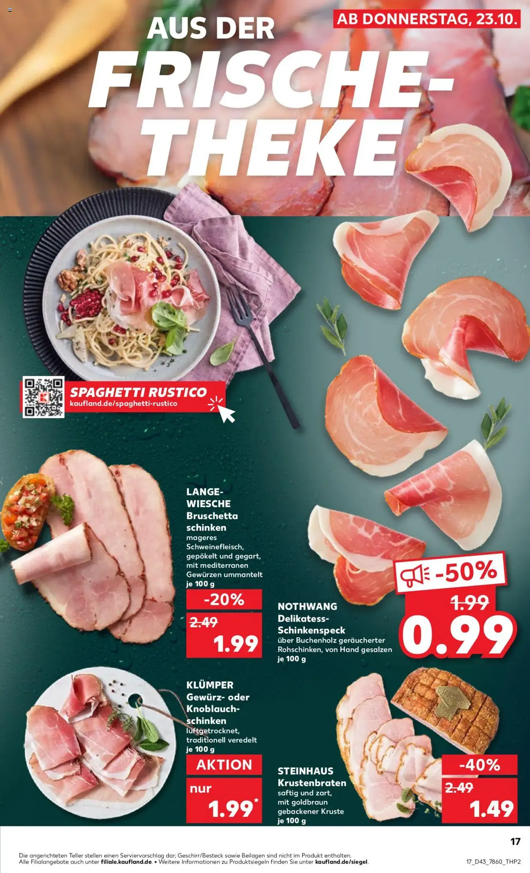 Kaufland Prospekt - Gültiger Prospekt ab 23.10.2025, Seite 17 von insgesamt 61 Kaufland Prospekt - Gültiger Prospekt ab 23.10.2025, Seite 17 von insgesamt 61