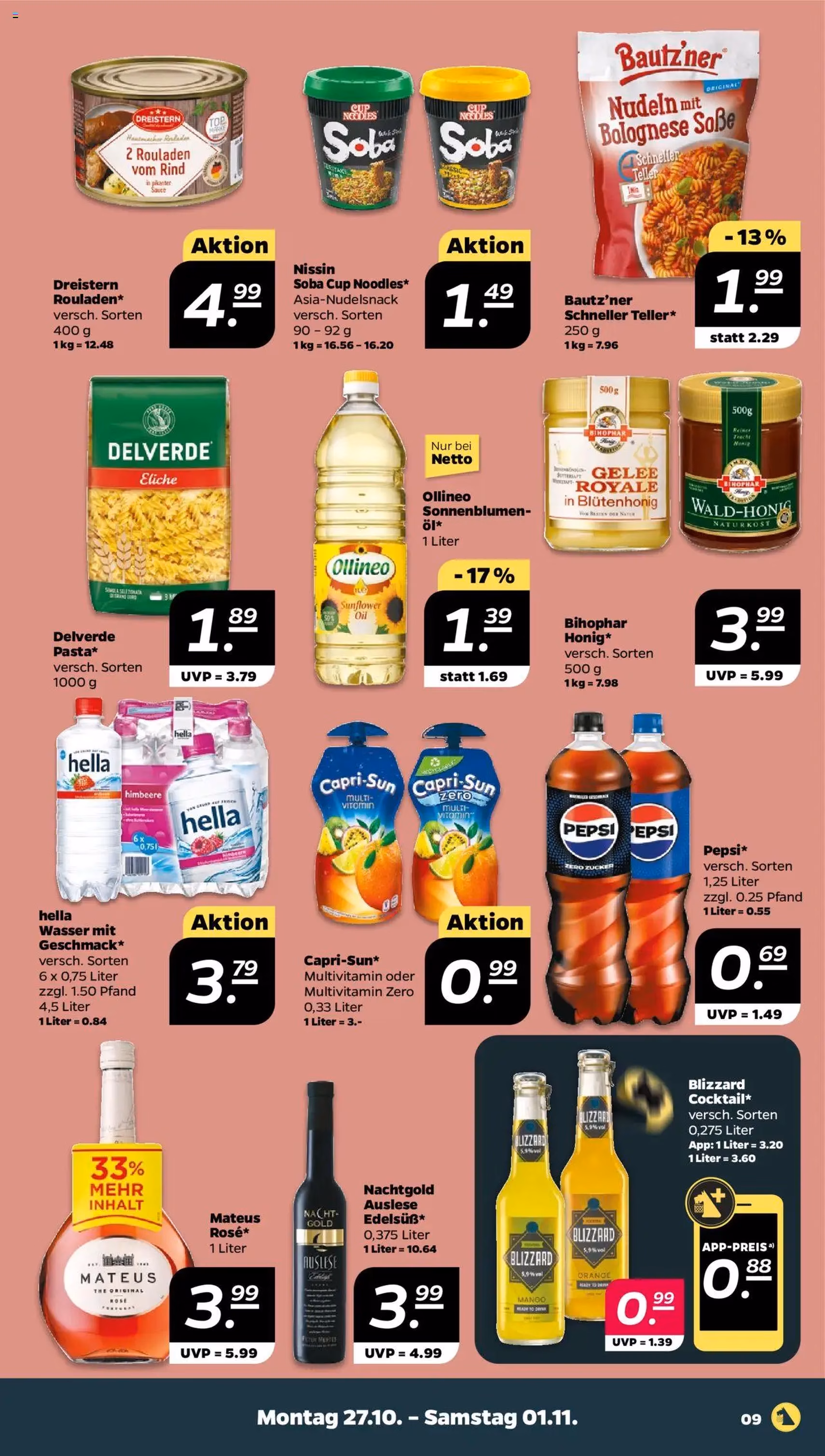 Netto Prospekt - Gültiger Prospekt ab 27.10.2025, Seite 9 von insgesamt 37 Netto Prospekt - Gültiger Prospekt ab 27.10.2025, Seite 9 von insgesamt 37