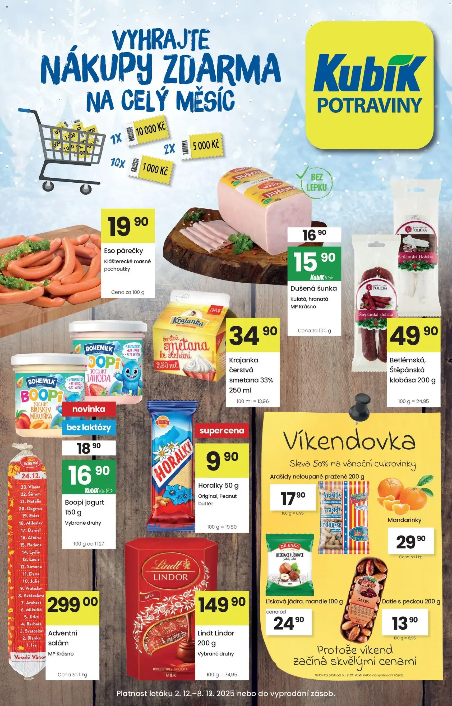 Kubík leták - platný leták od 02.12.2025 strana 1 z 4