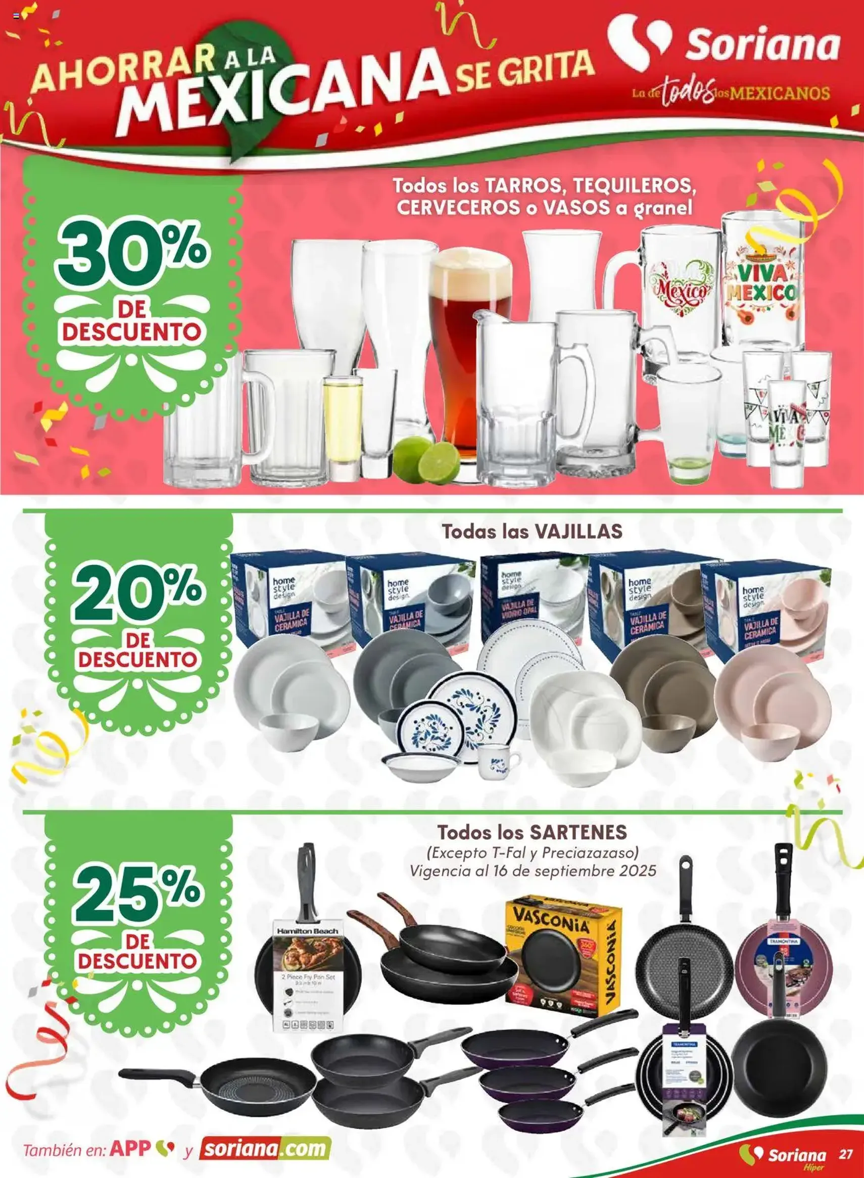 Soriana - Ahorrar a la mexicana se grita Soriana Híper Nacional - folleto válido desde 10/09/2025 página 27 de 29