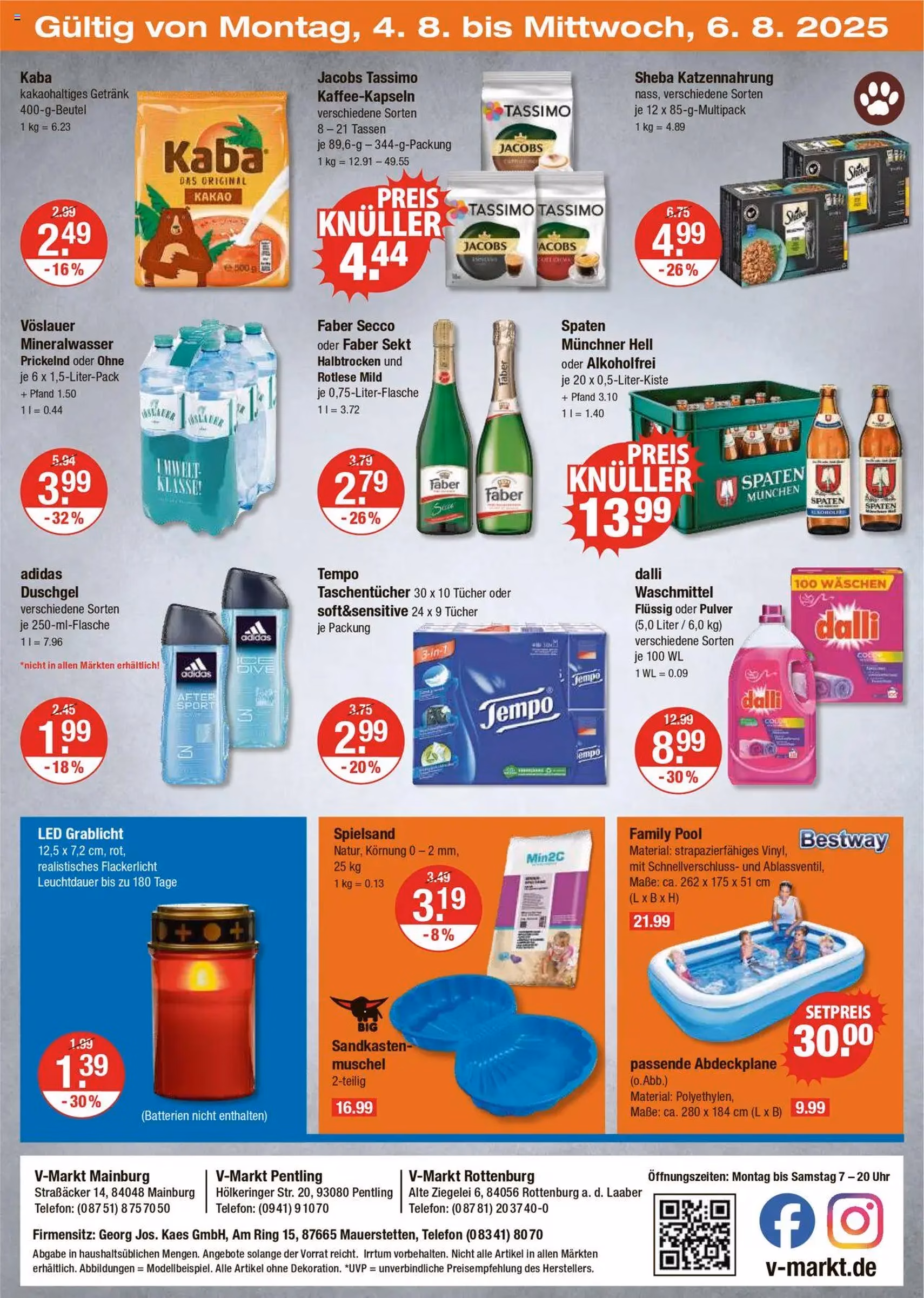 V-Markt - Hallertau/Oberpfalz - Gültiger Prospekt ab 31.07.2025, Seite 20 von insgesamt 22 V-Markt - Hallertau/Oberpfalz - Gültiger Prospekt ab 31.07.2025, Seite 20 von insgesamt 22