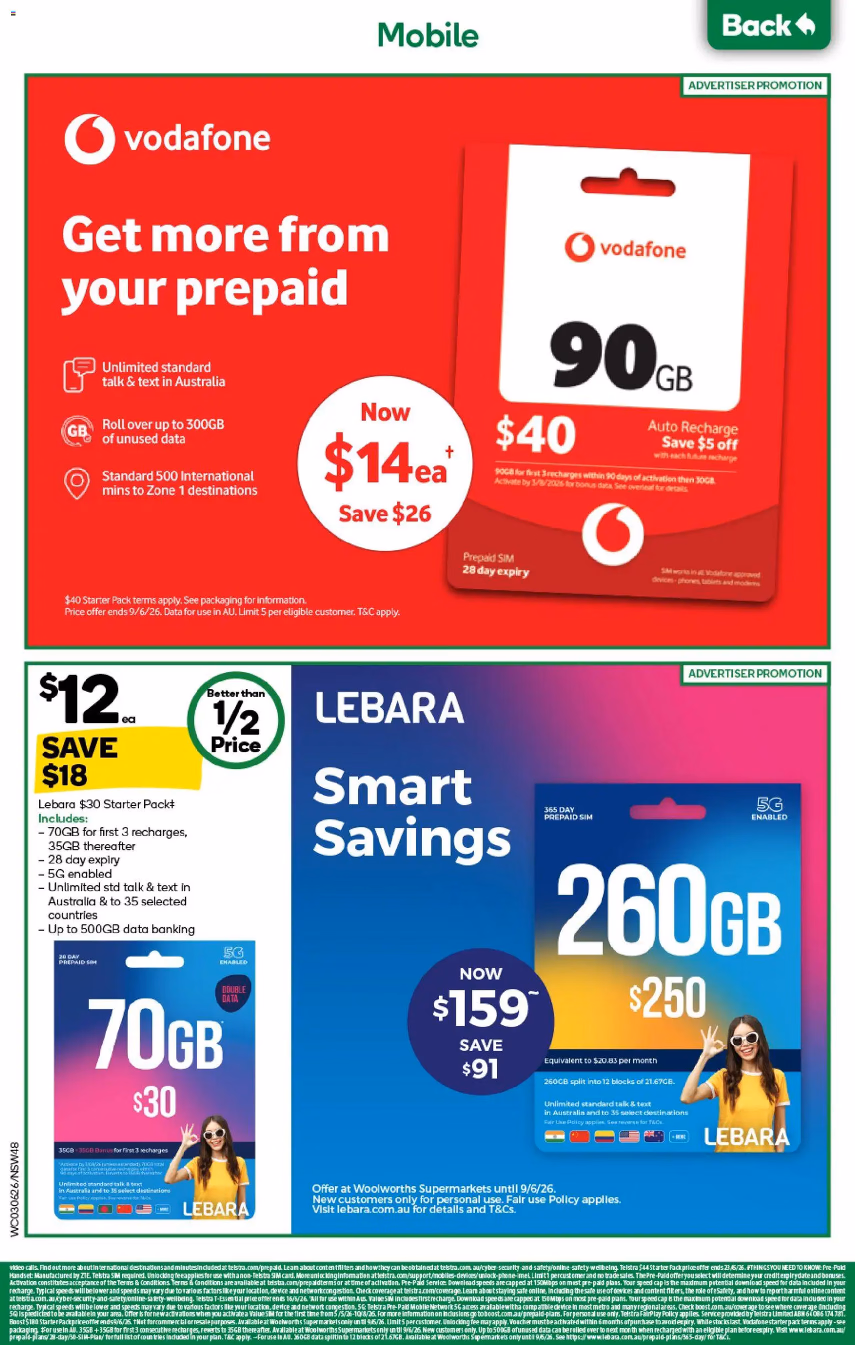 Woolworths catalogue - valid flyer from 03/06/2026, page 48 of 50