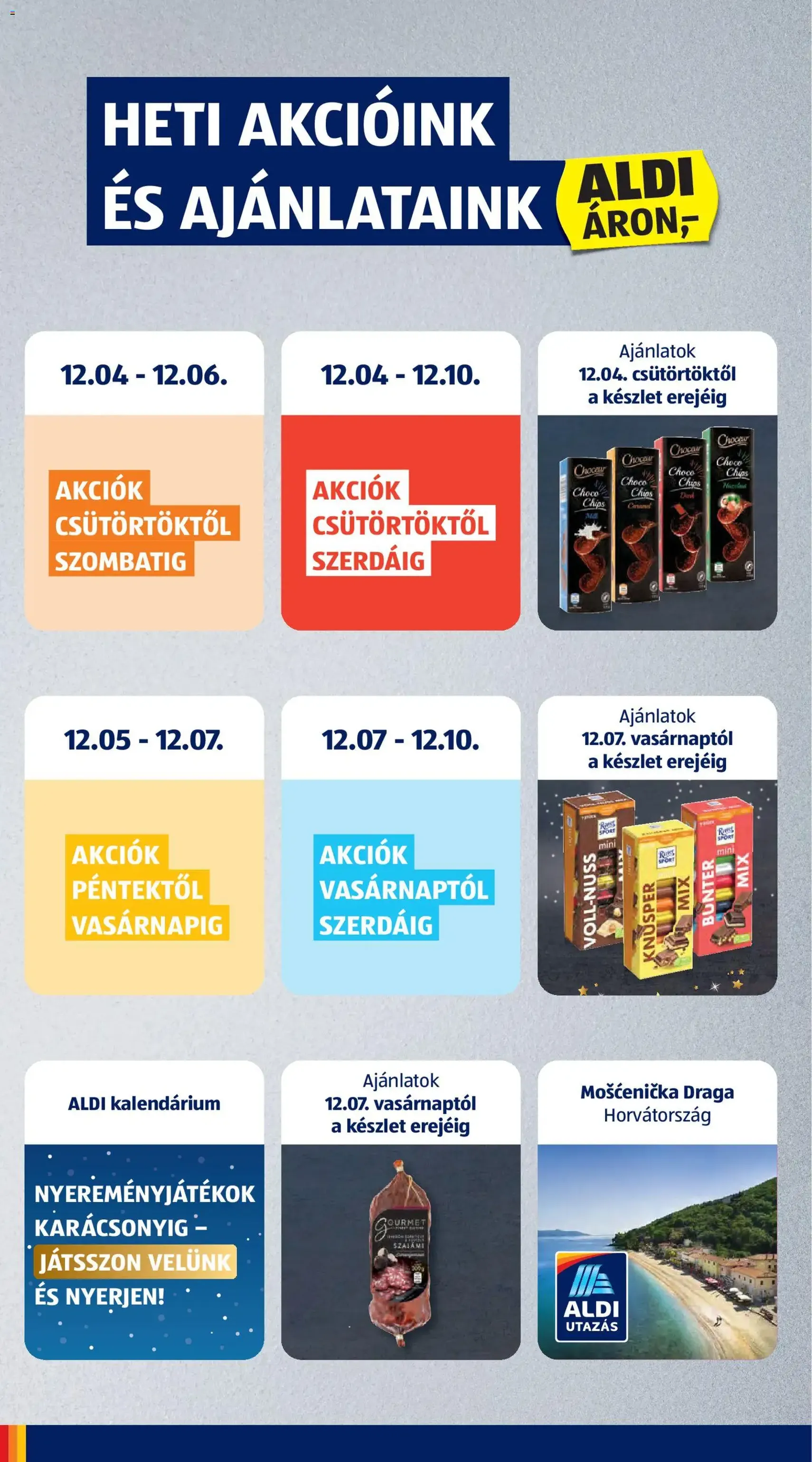 Aldi Akciós újság - 2025.12.04. érvényes szórólap 2 oldal 63 oldalból