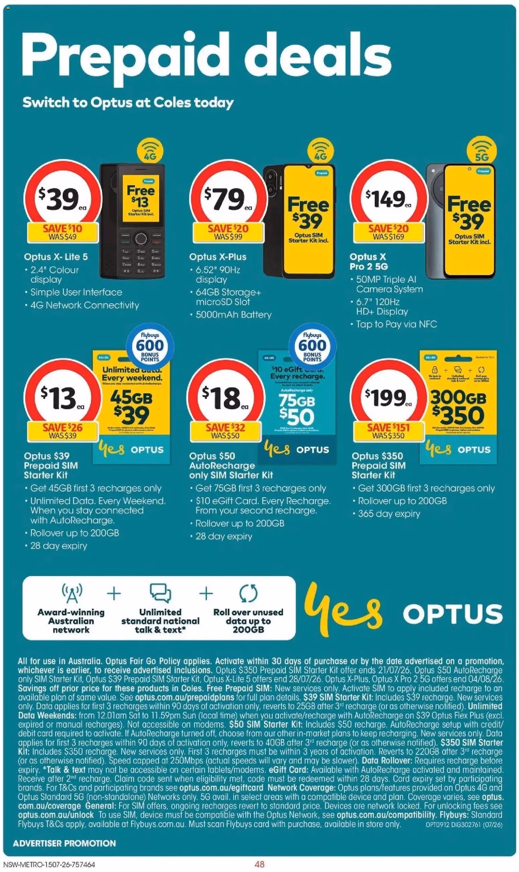 Coles catalogue - valid flyer from 15/07/2026, page 48 of 51