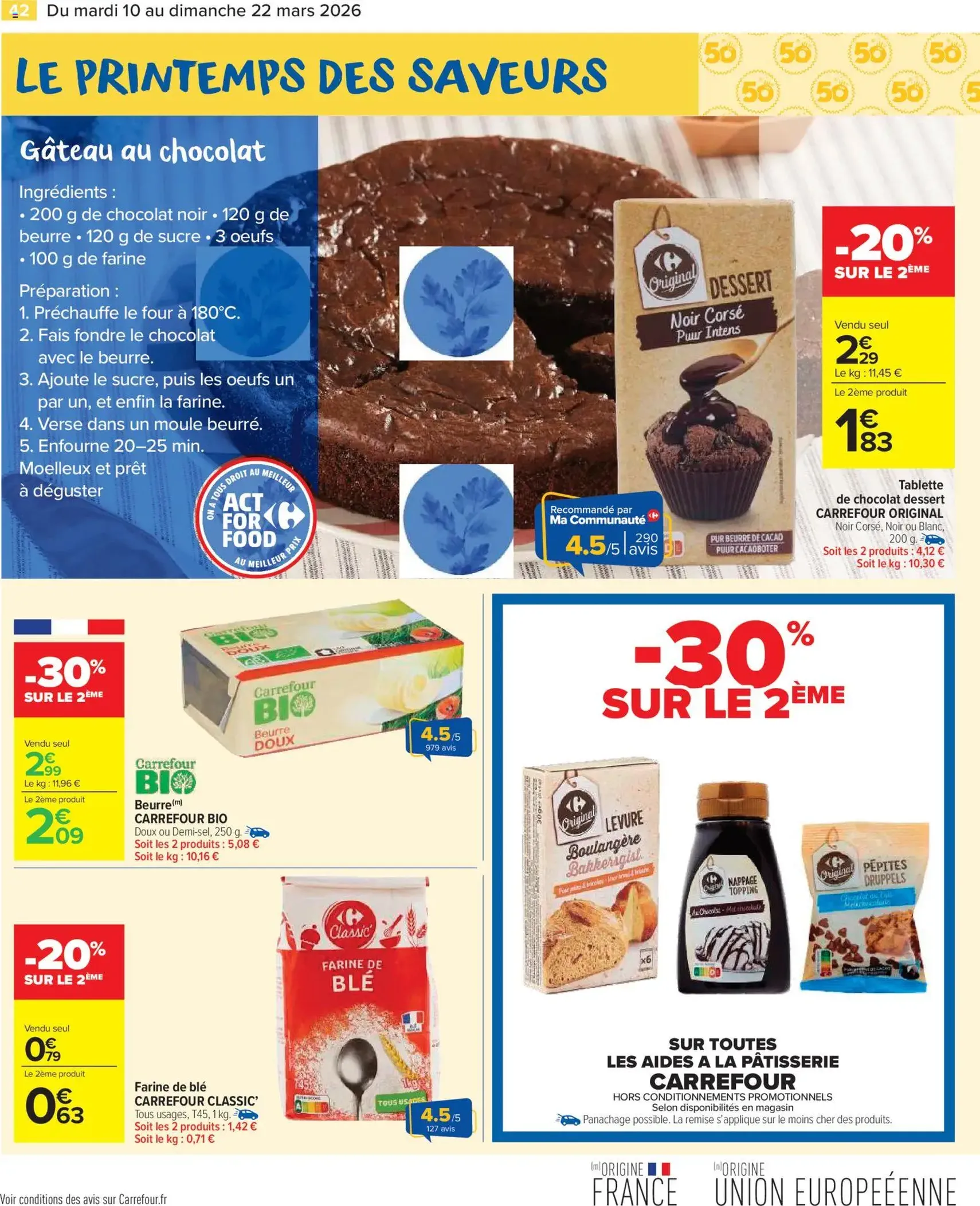 Carrefour Market catalogue semaine 11 - brochure valable à partir du 10/03/2026, page 44 sur 62