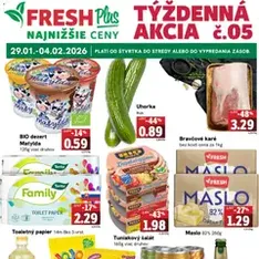 Fresh leták - náhľad letáku platný od 29.01.2026