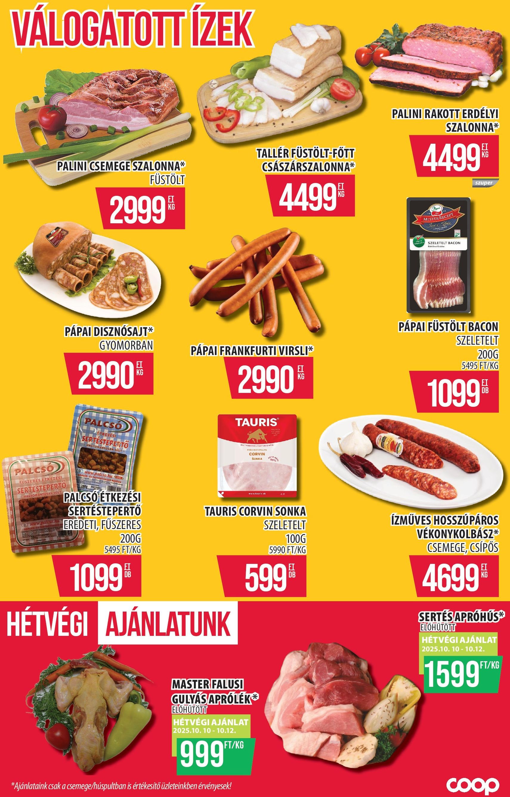 COOP Szolnok Akciós újság - 2025.10.09. érvényes szórólap 8 oldal 15 oldalból