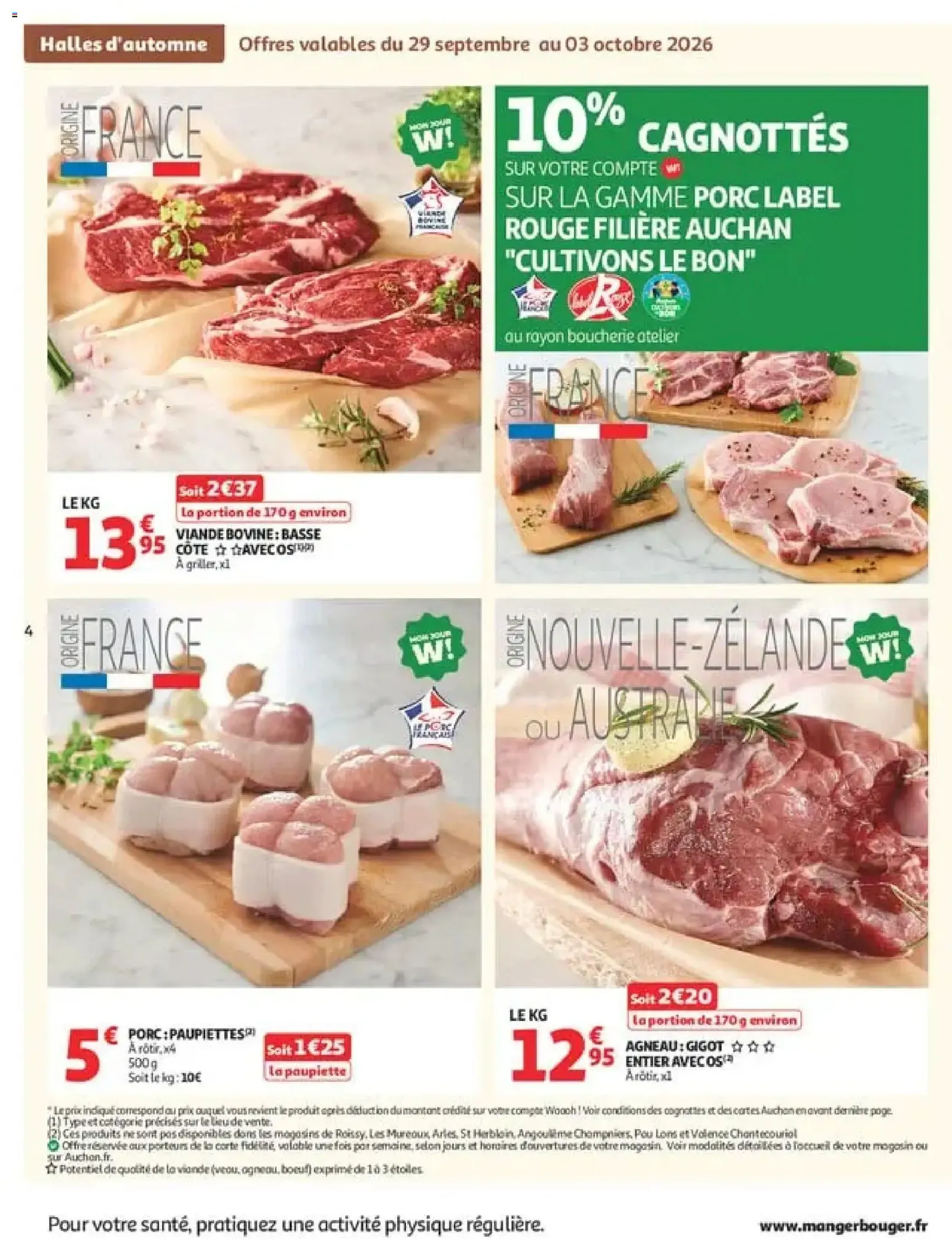 Auchan catalogue - brochure valable à partir du 29/09/2026, page 6 sur 60