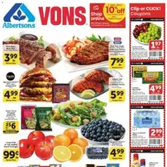 Vons Weekly Ad - Flyer preview valid from 01/28/2026