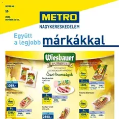 Metro Akciós újság - szórólap előnézete érvényes 2025.10.16. -tól