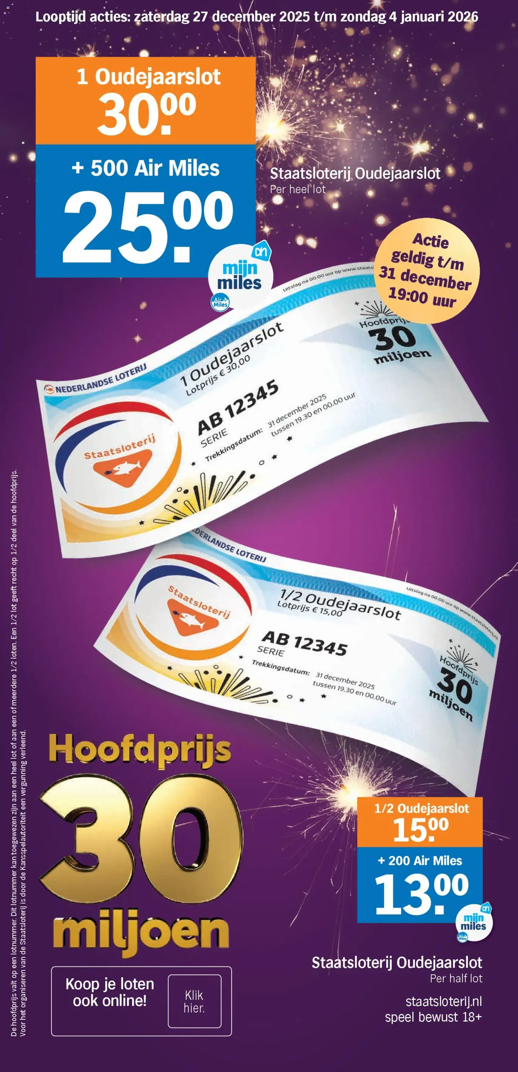 Albert Heijn - Folder week 1 - geldige folder vanaf 27-12-2025 pagina 2 van 47