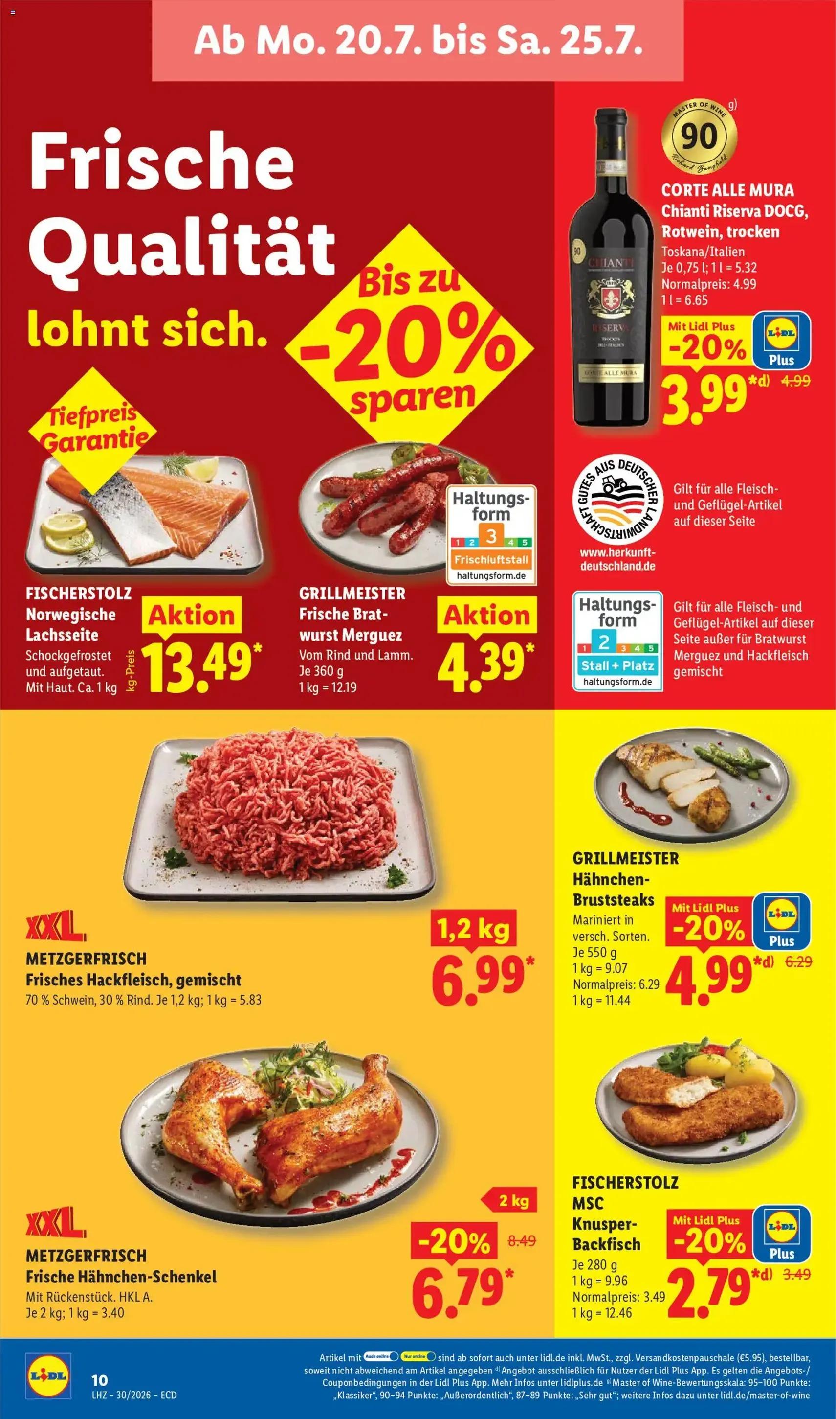 Lidl Prospekt - Gültiger Prospekt ab 20.07.2026, Seite 20 von insgesamt 69