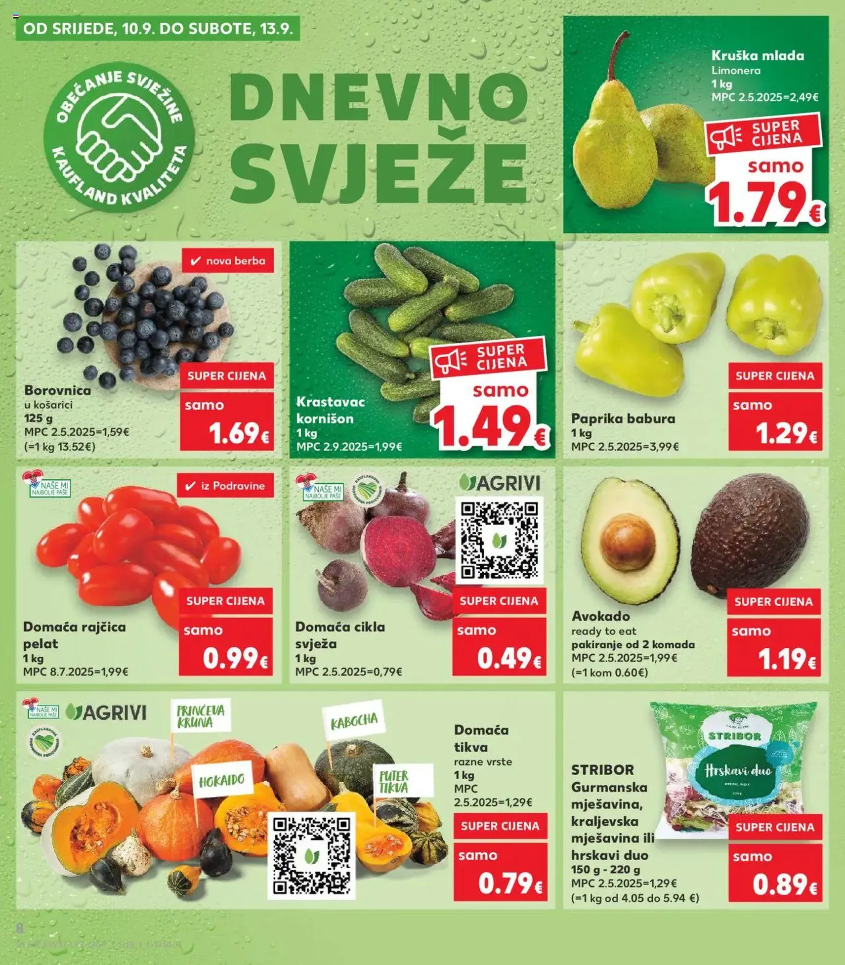 Kaufland HR - Osijek - 2025.09.10. érvényes szórólap 8 oldal 40 oldalból