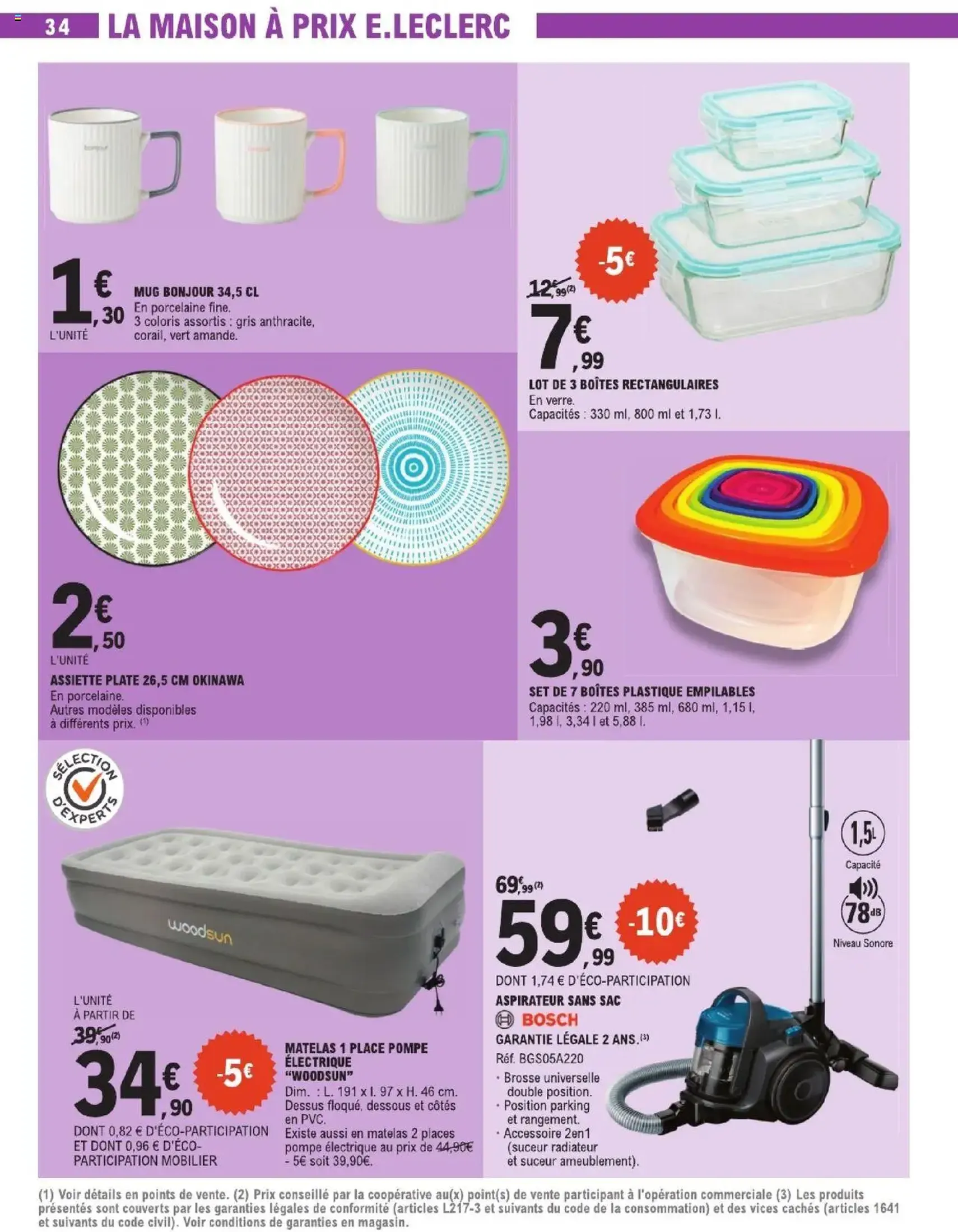 E.Leclerc catalogue semaine 34 - brochure valable à partir du 12/08/2025, page 34 sur 40