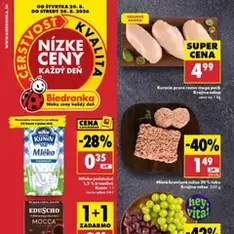 Biedronka leták - náhľad letáku platný od 20.08.2026