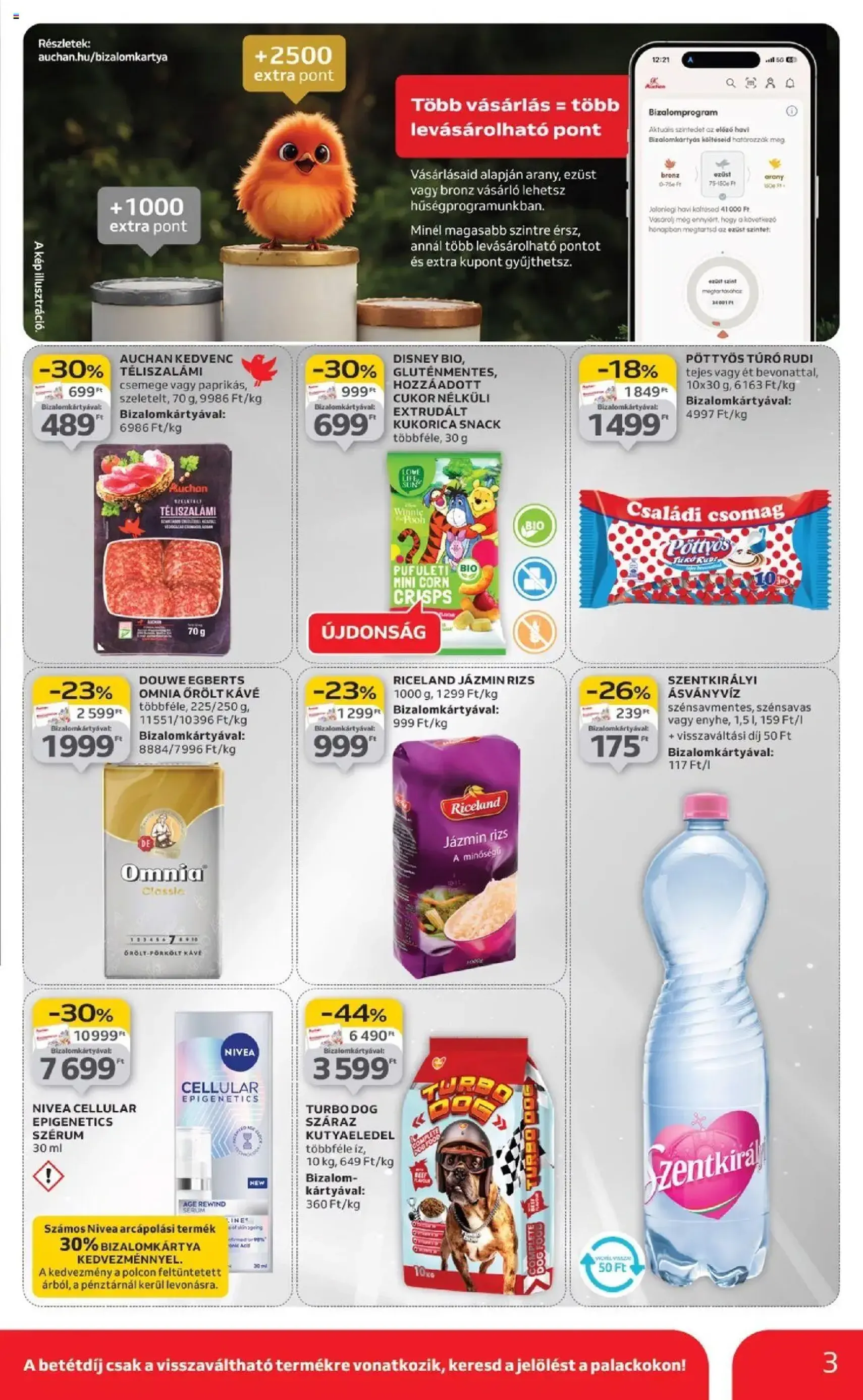 Auchan Akciós újság - 2025.09.18. érvényes szórólap 3 oldal 26 oldalból Auchan Akciós újság - 2025.09.18. érvényes szórólap 3 oldal 26 oldalból