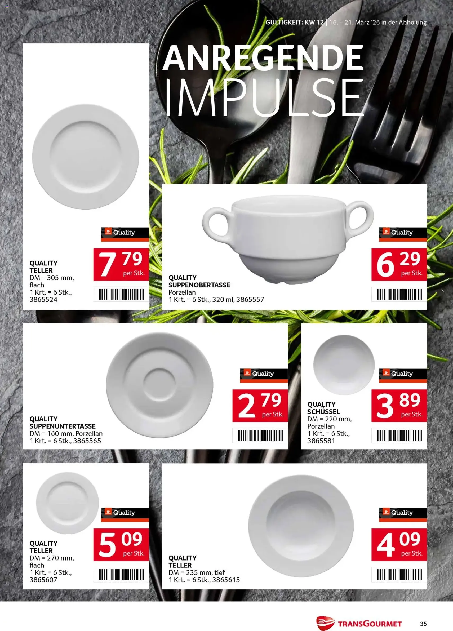 Transgourmet Flugblatt - Gültiger Prospekt ab 16.03.2026, Seite 35 von insgesamt 36