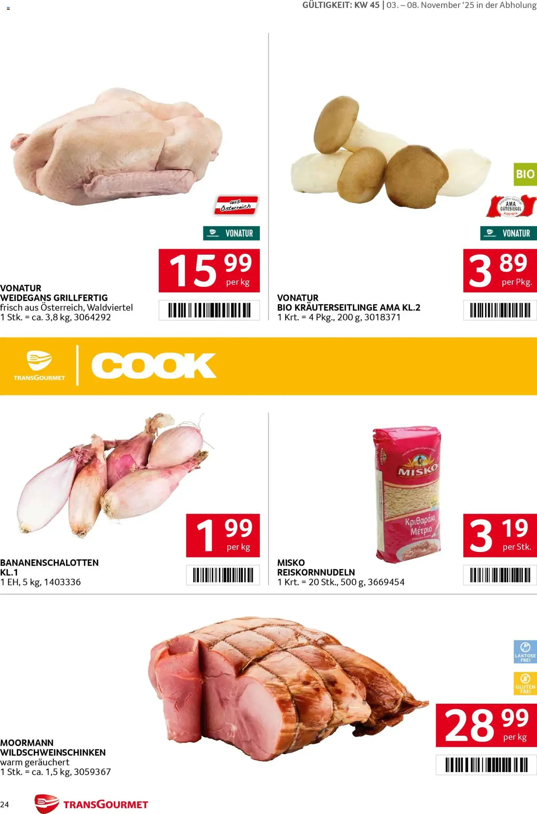 Transgourmet Flugblatt - Gültiger Prospekt ab 03.11.2025, Seite 24 von insgesamt 36