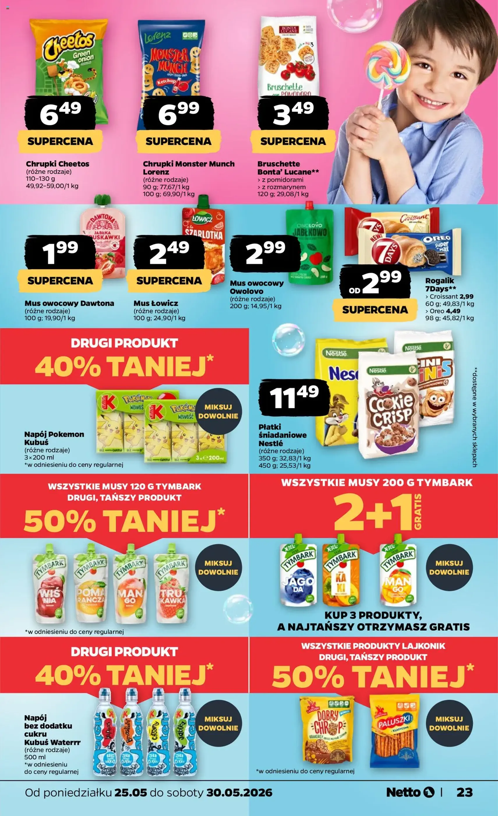 Netto gazetka od poniedziałku spożywcza - ważny gazetka od 25.05.2026 strona 23 z 42