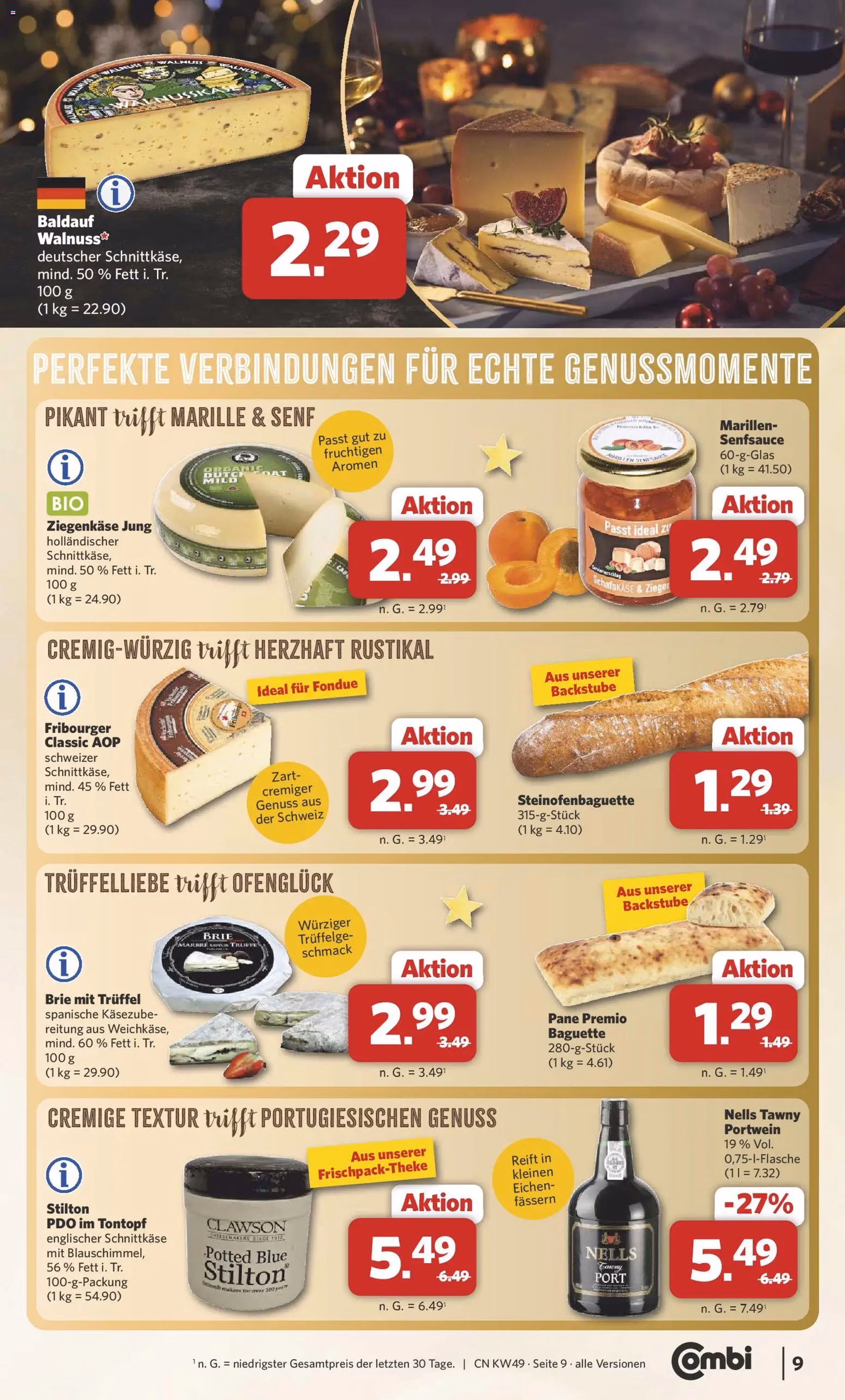 Combi Prospekt - Gültiger Prospekt ab 01.12.2025, Seite 9 von insgesamt 38