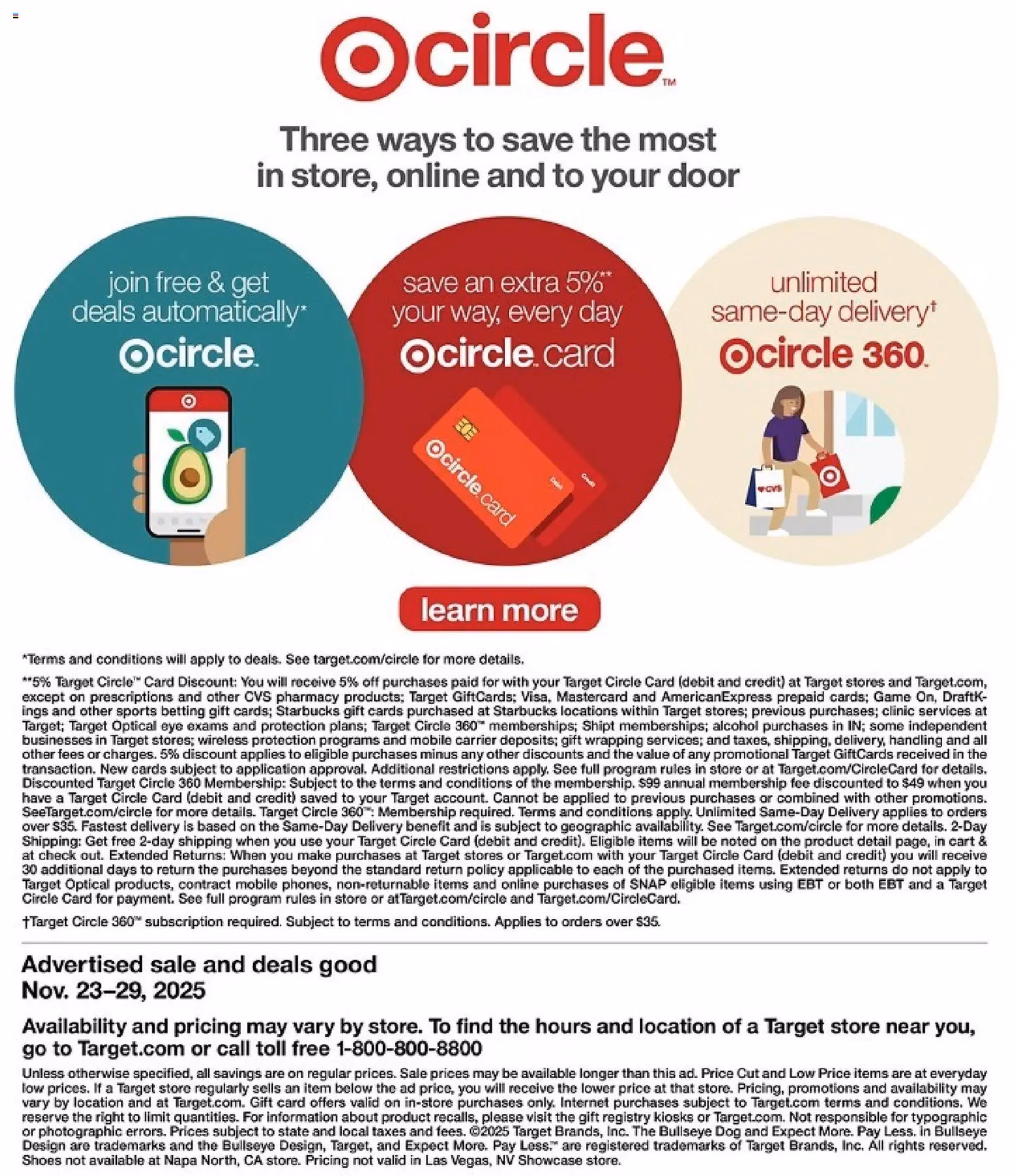 Target Black Friday - valid flyer from 11/23/2025, page 78 of 78