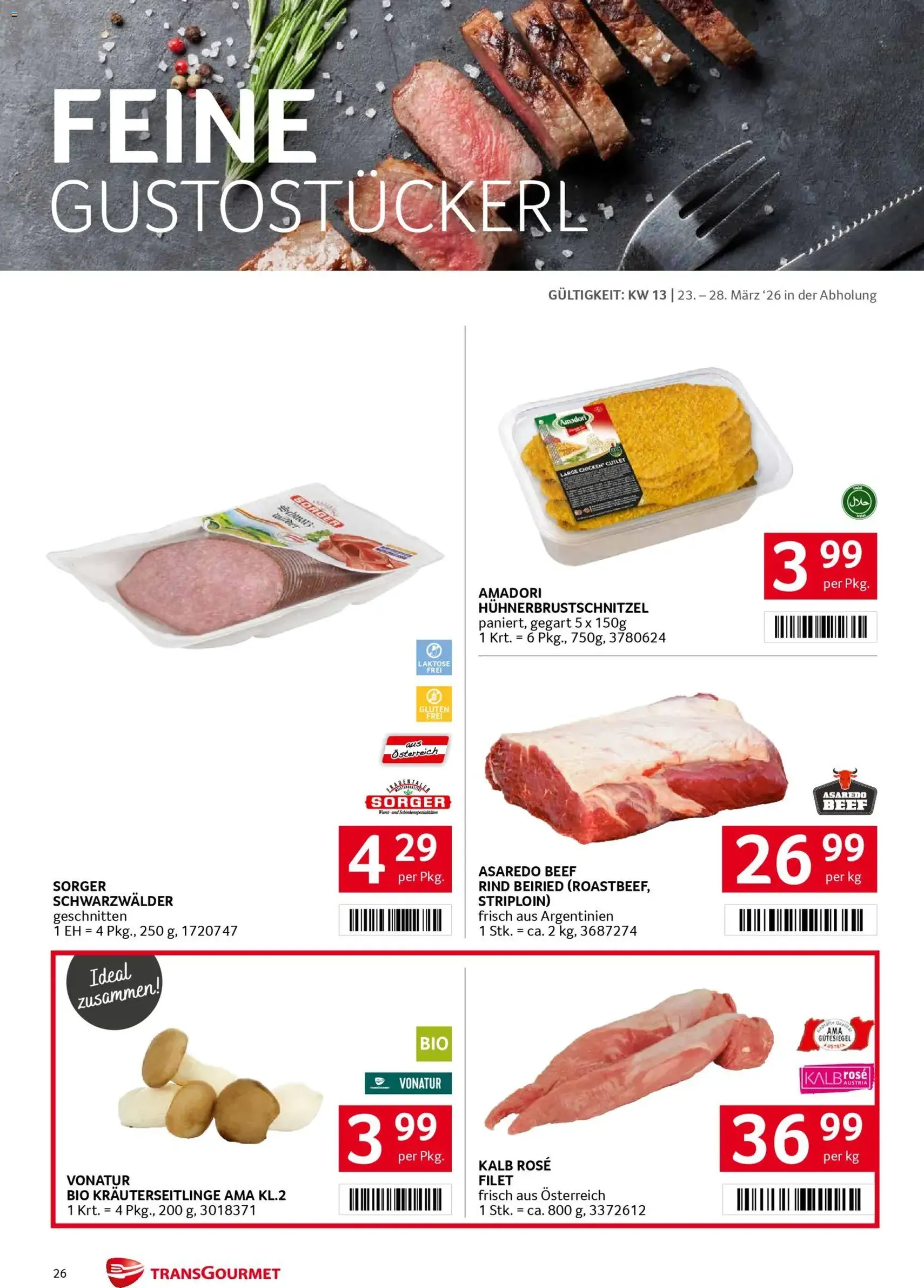 Transgourmet Flugblatt - Gültiger Prospekt ab 23.03.2026, Seite 26 von insgesamt 32