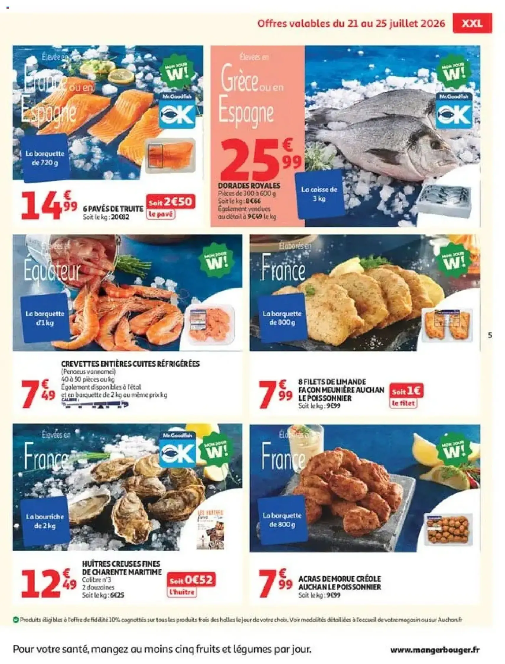 Auchan Promos XXL, rentrée - brochure valable à partir du 21/07/2026, page 5 sur 49