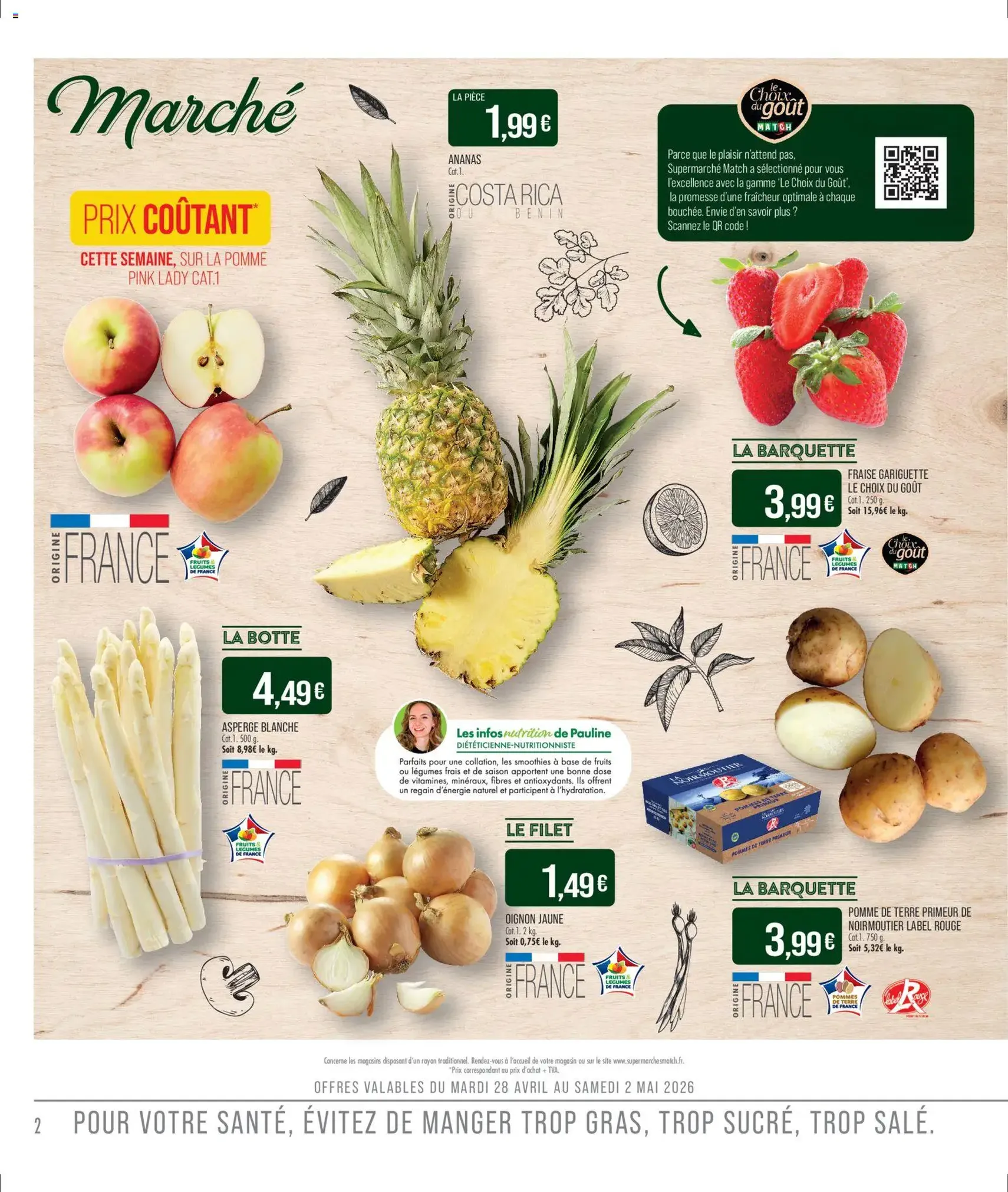Match Supermarché catalogue - brochure valable à partir du 28/04/2026, page 2 sur 26
